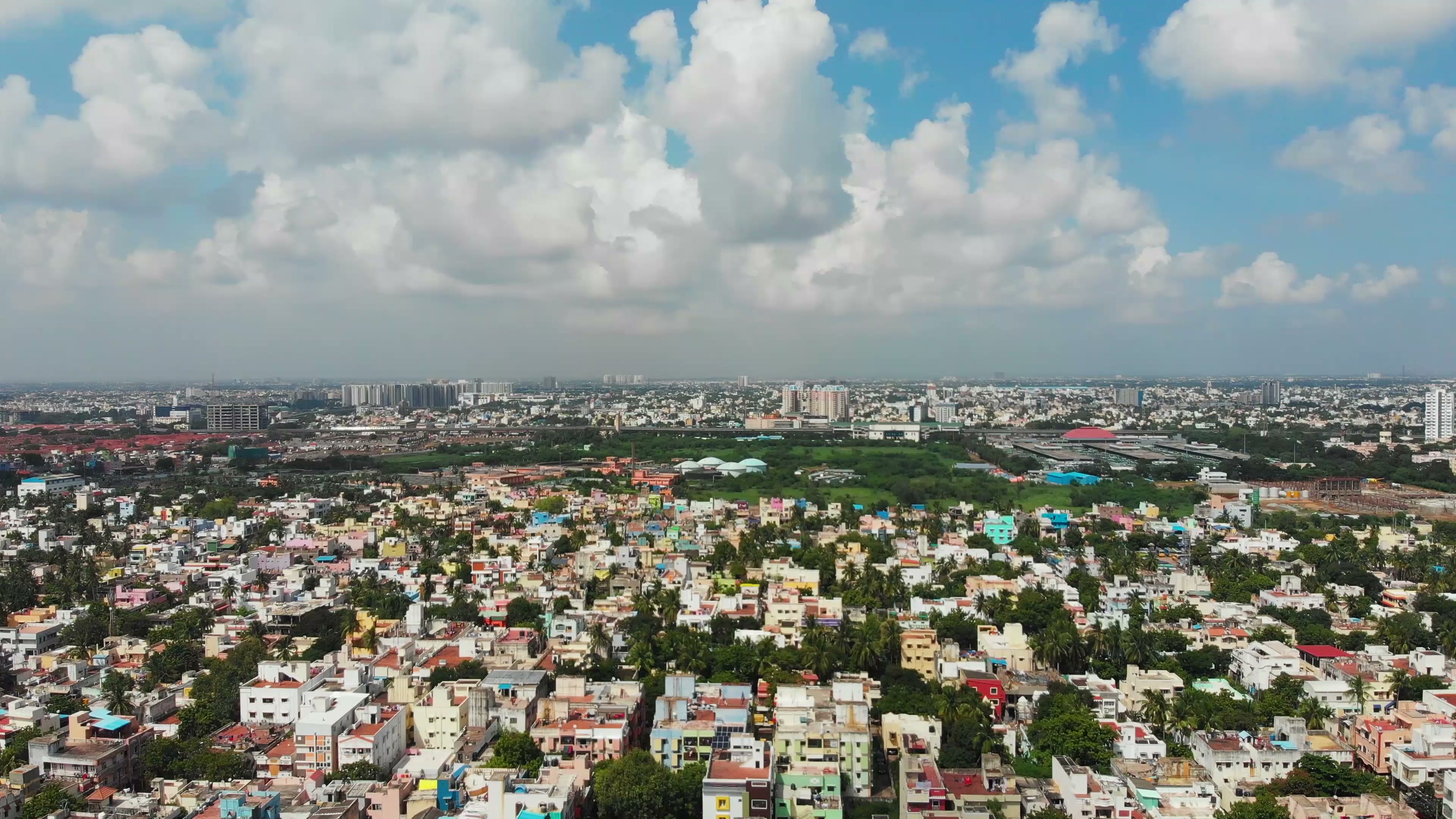 Chennai drone footage