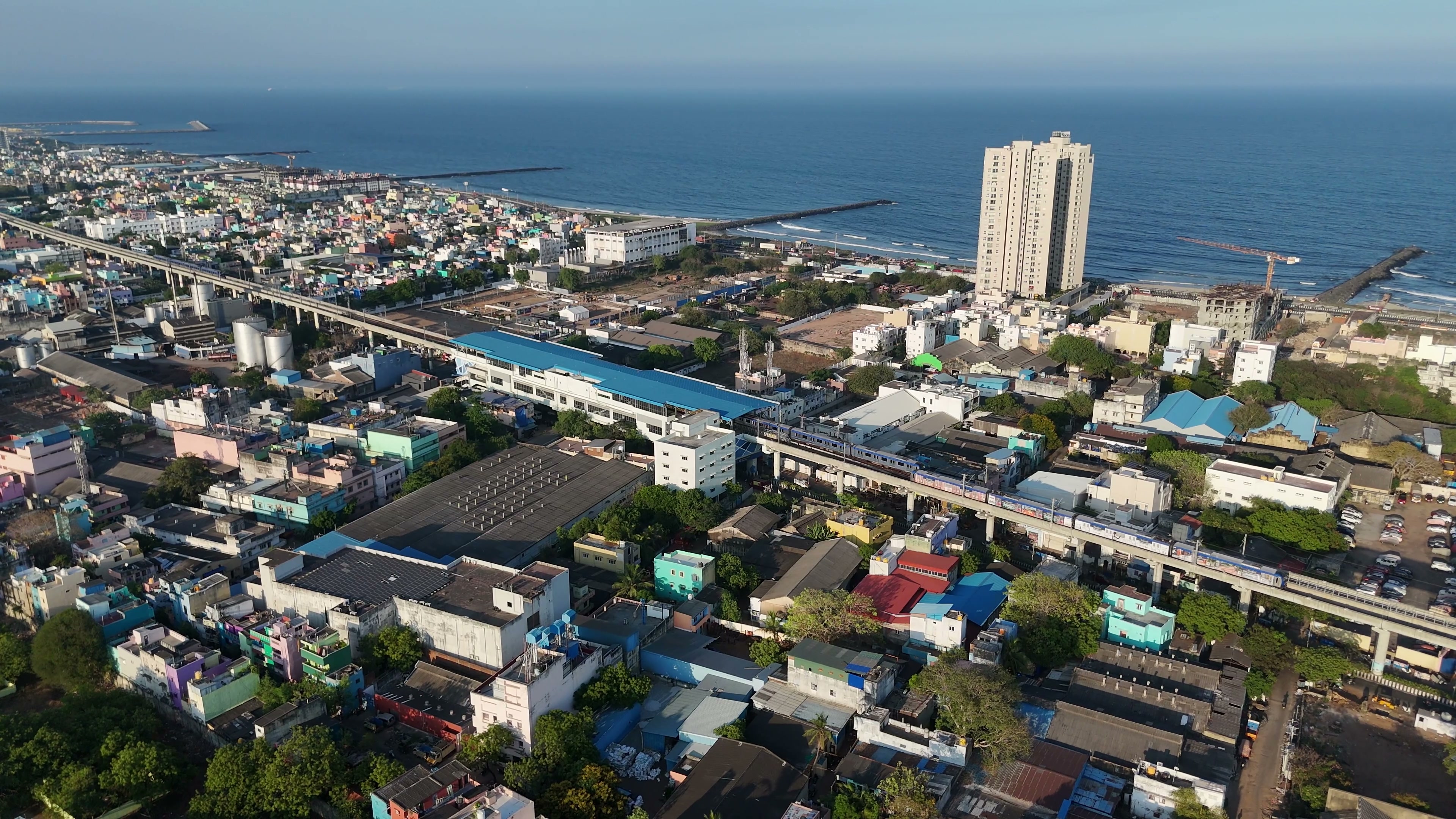 Chennai drone clip 059