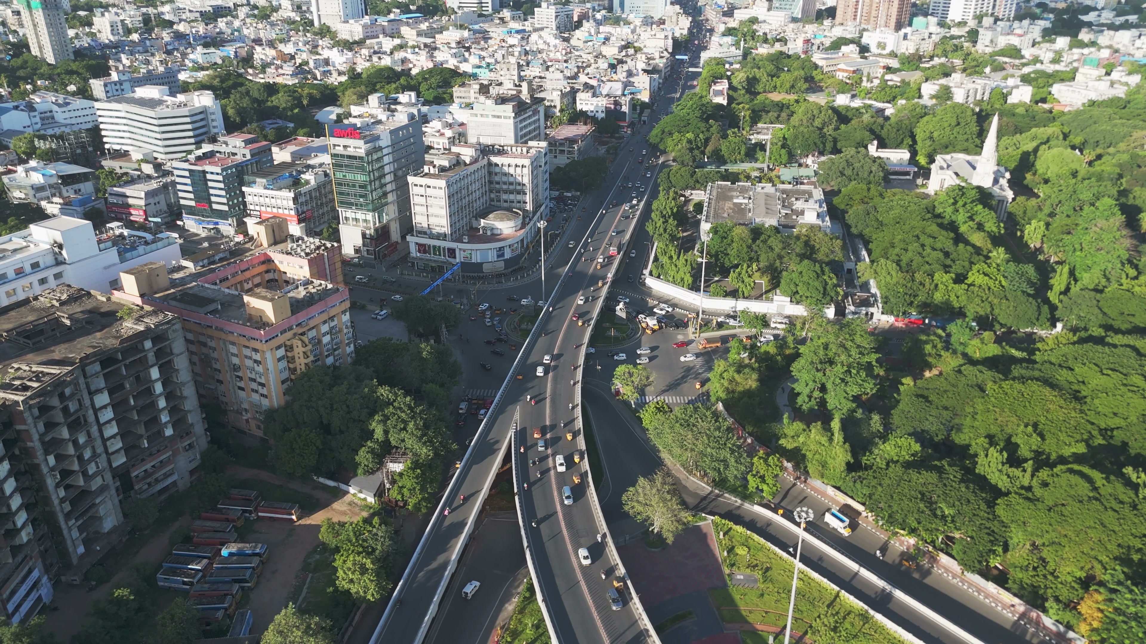 Chennai drone clip 076