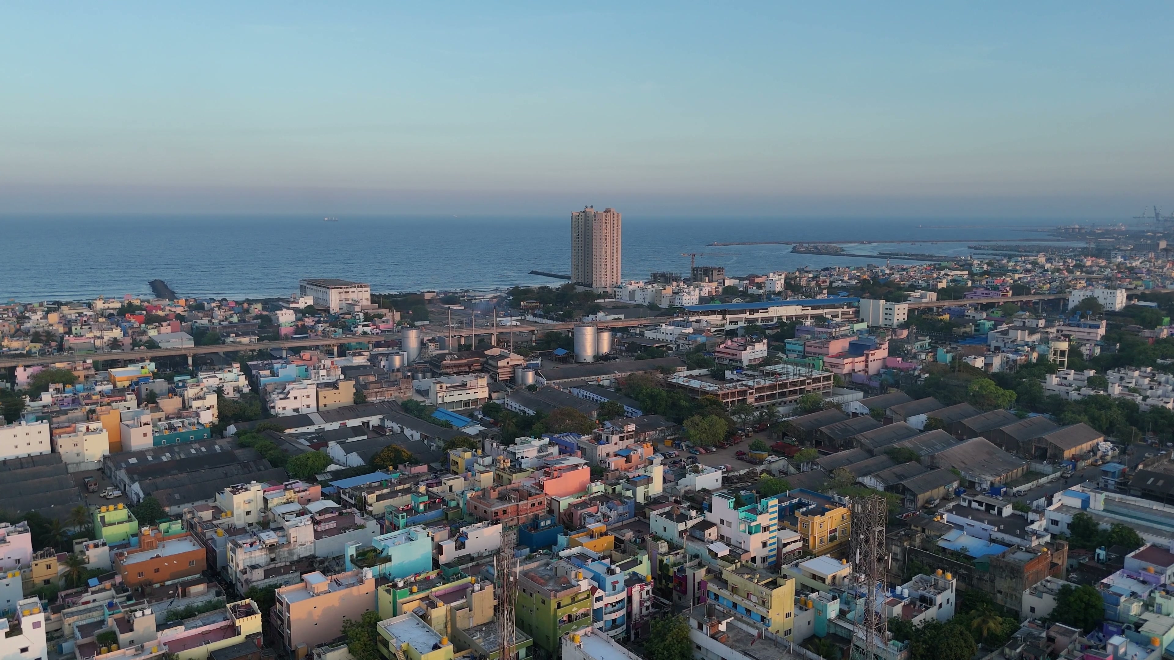 Chennai drone clip 107