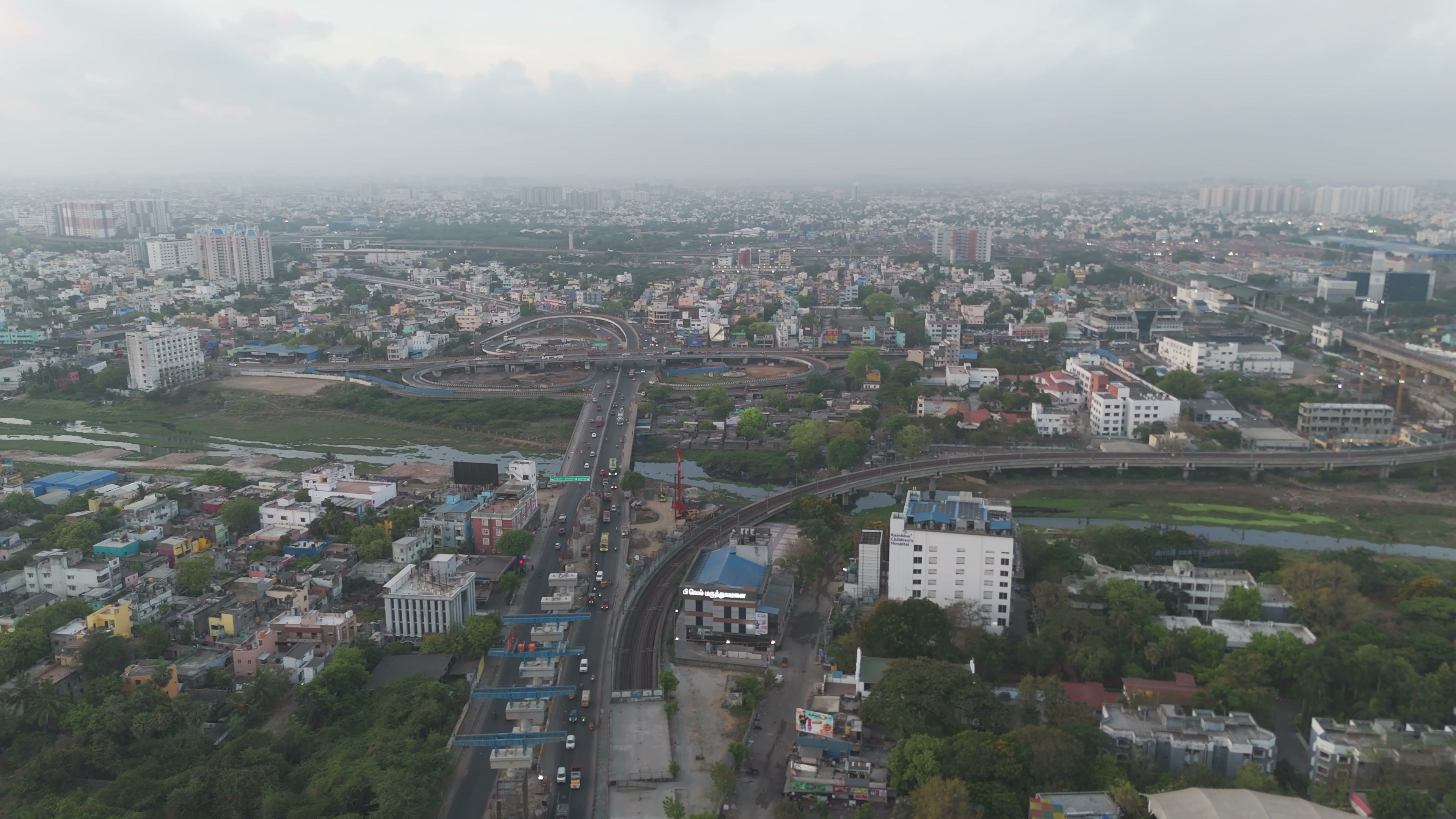 Chennai drone clip 117