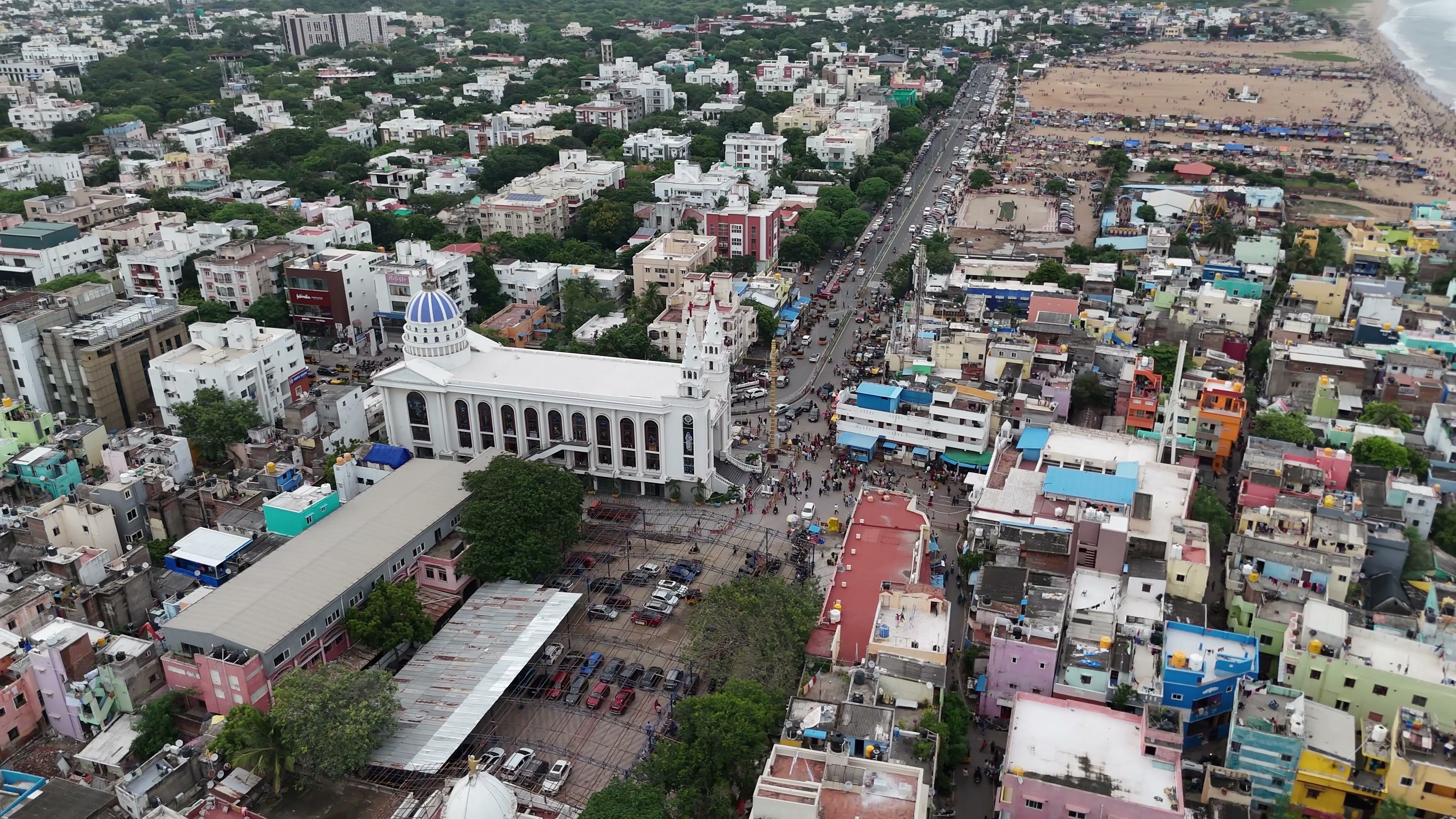 Chennai drone clip 131