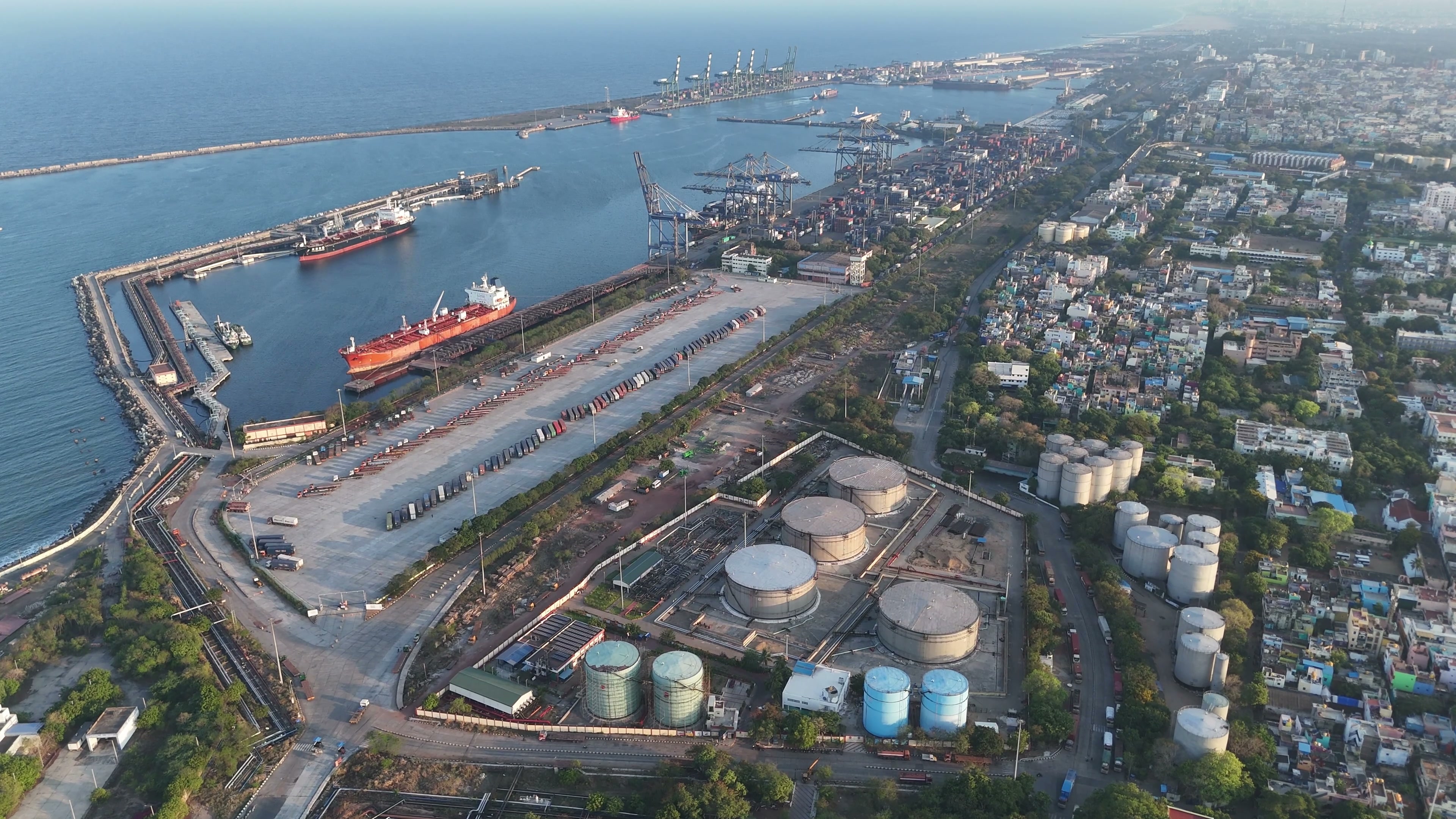 Chennai drone clip 144