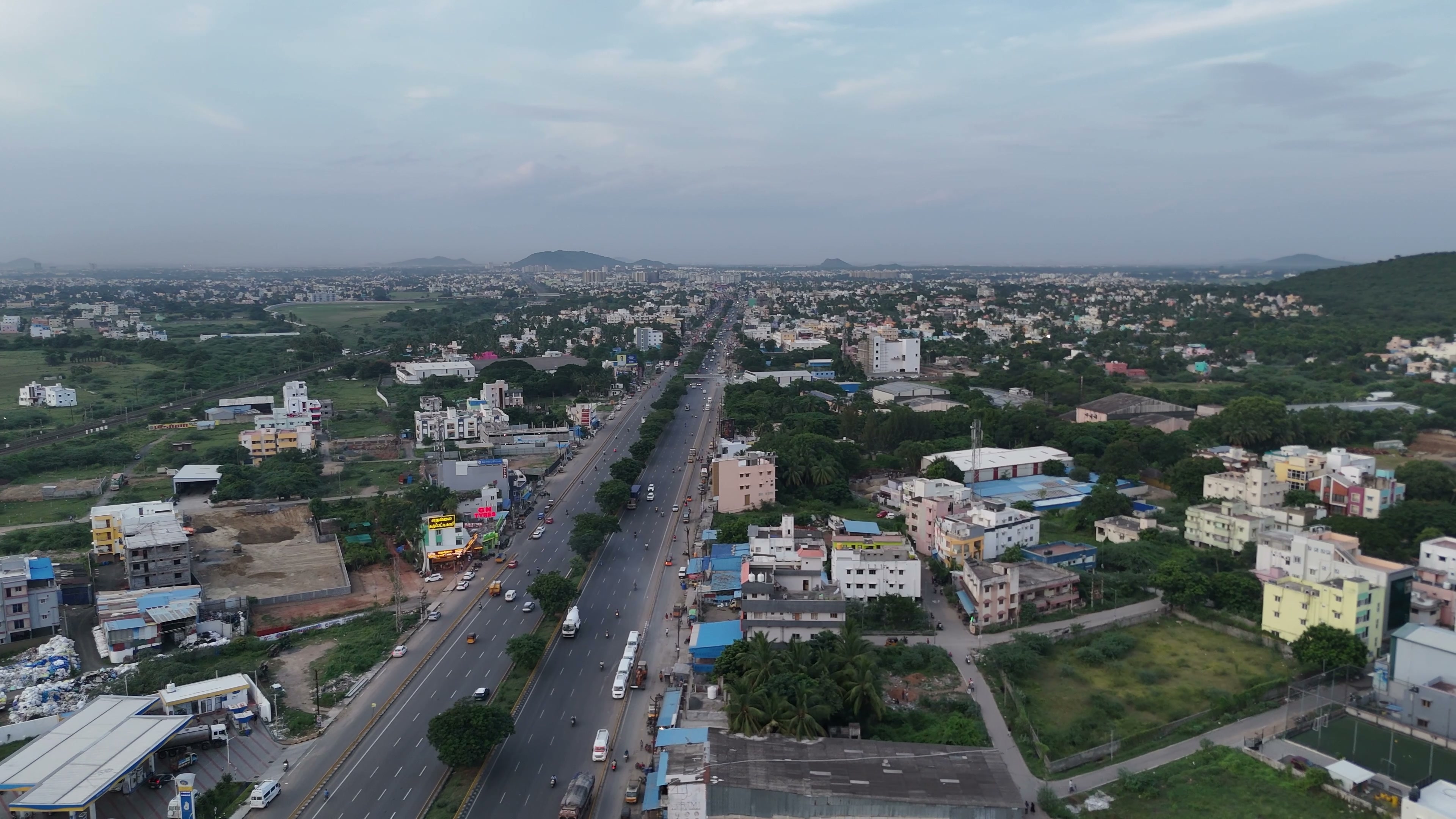 Chennai drone clip 166