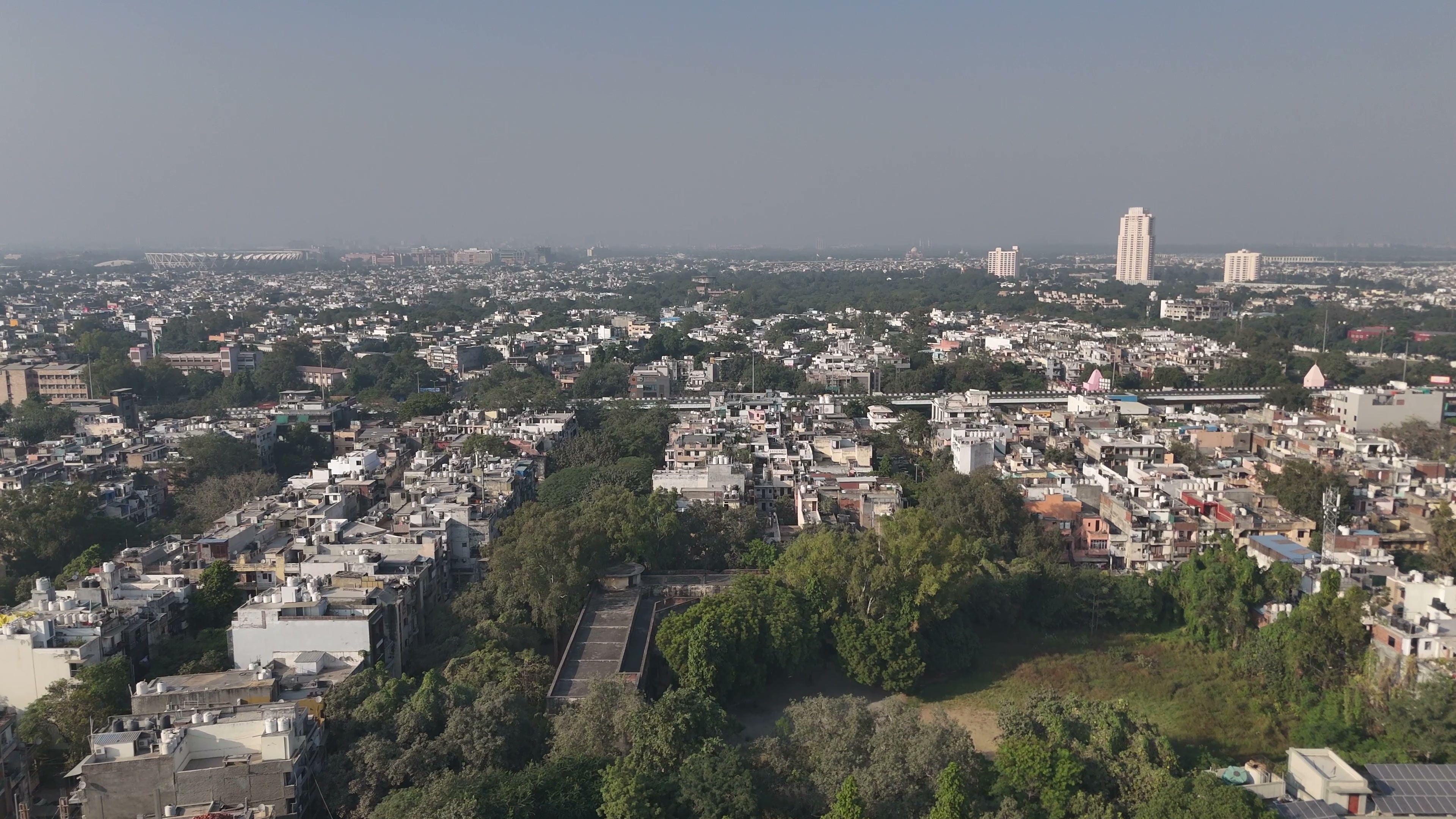 Delhi drone clip 049