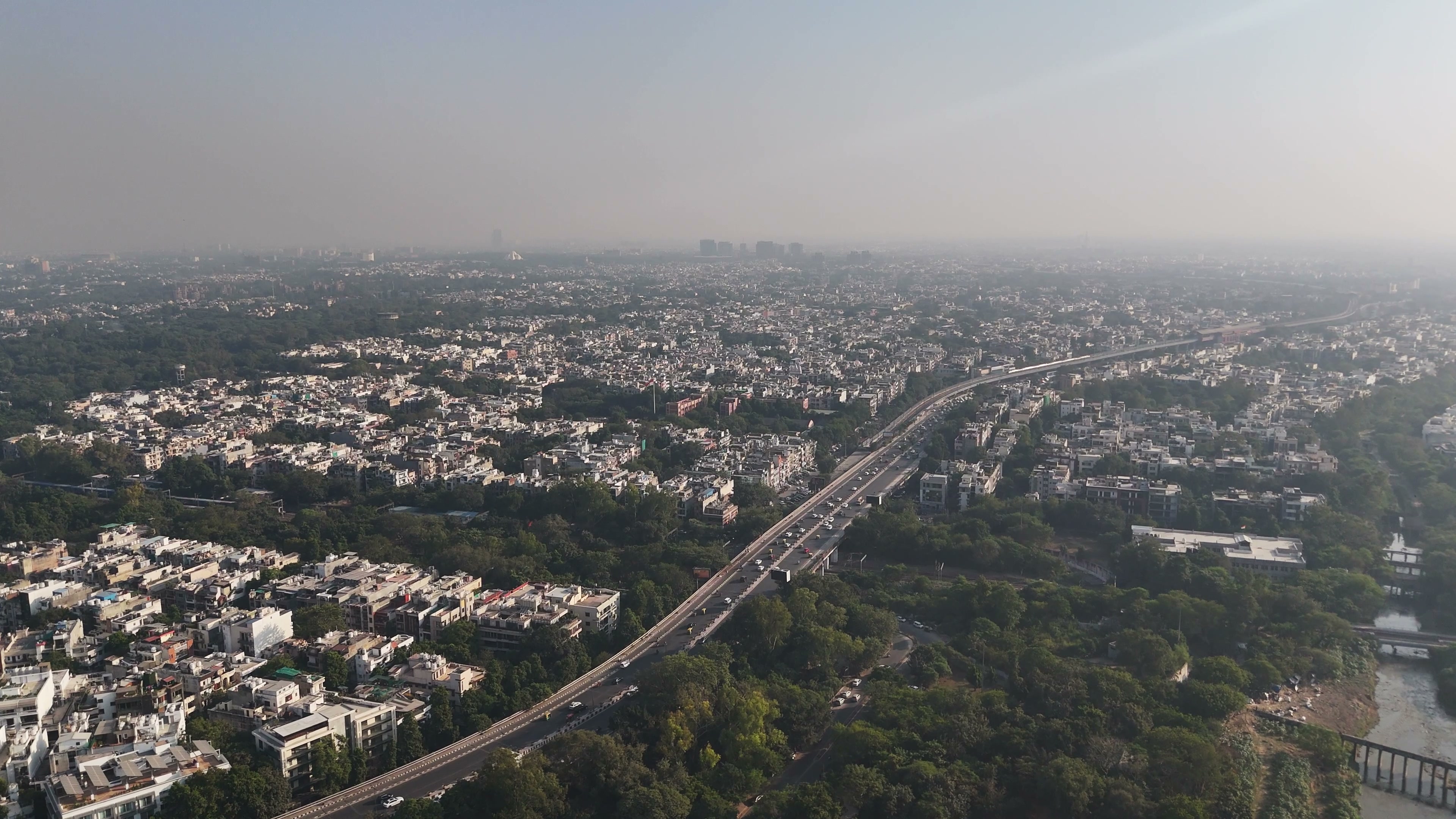 Delhi drone clip 058
