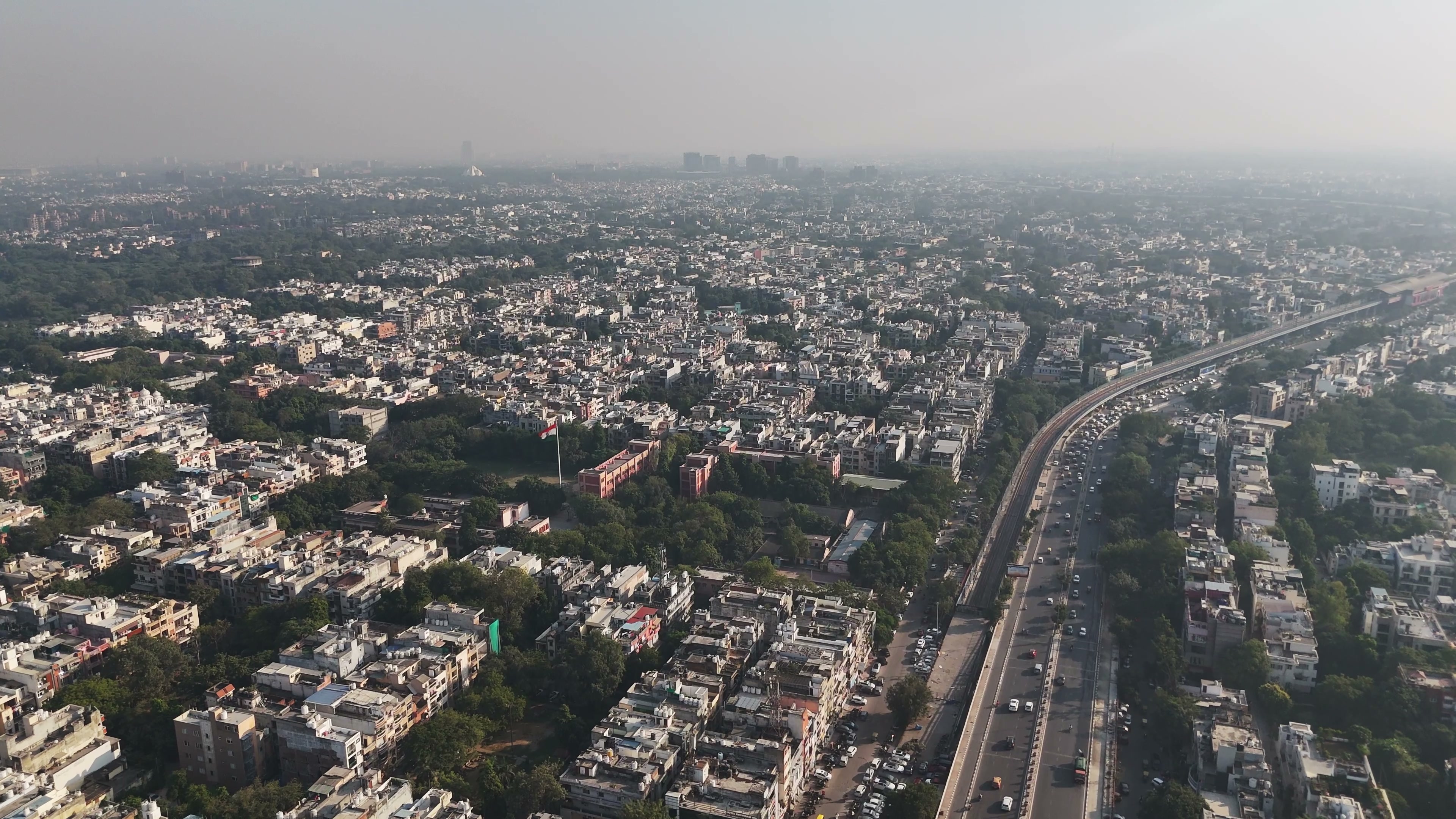 Delhi drone clip 059