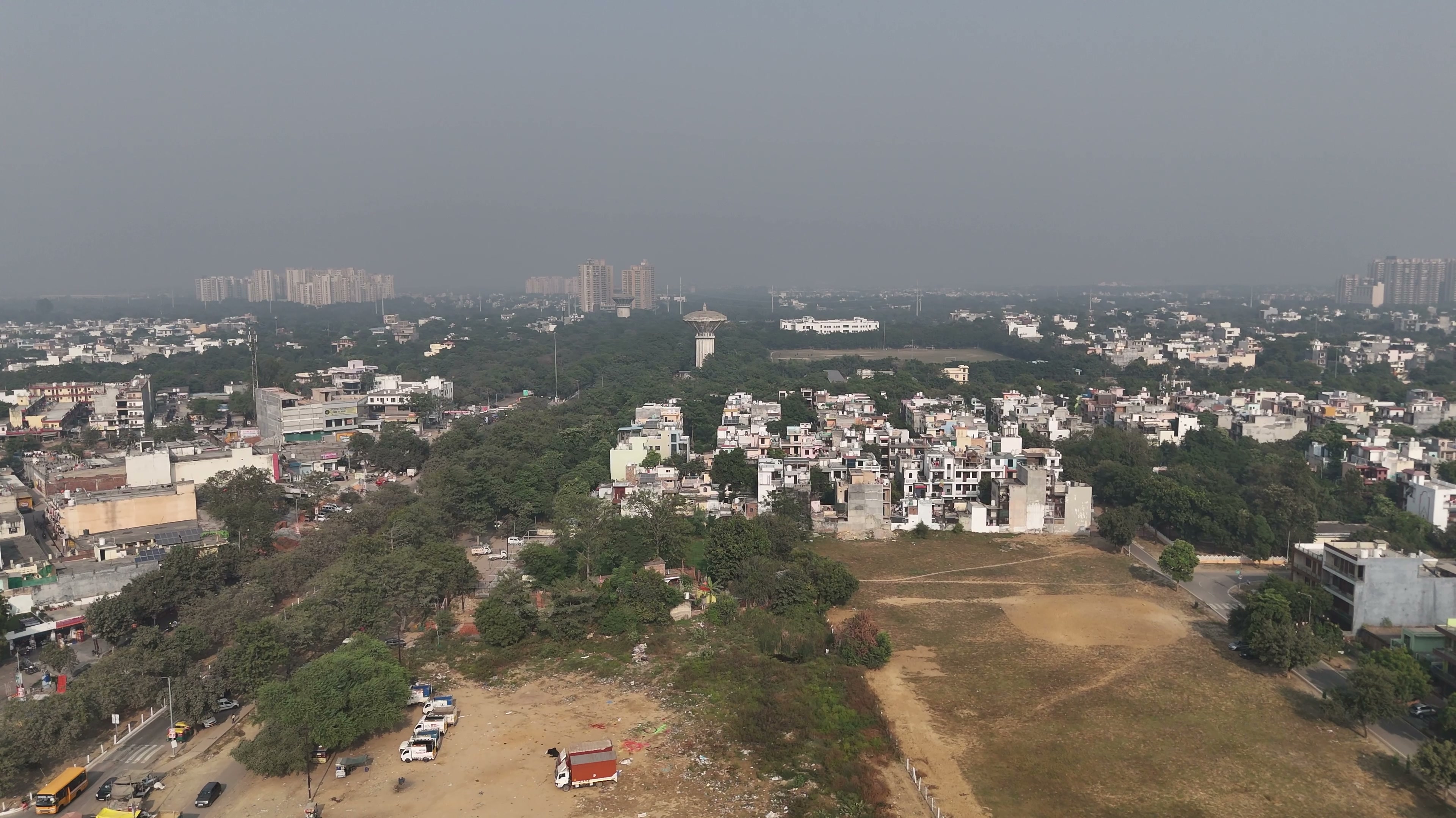Greater Noida drone footage