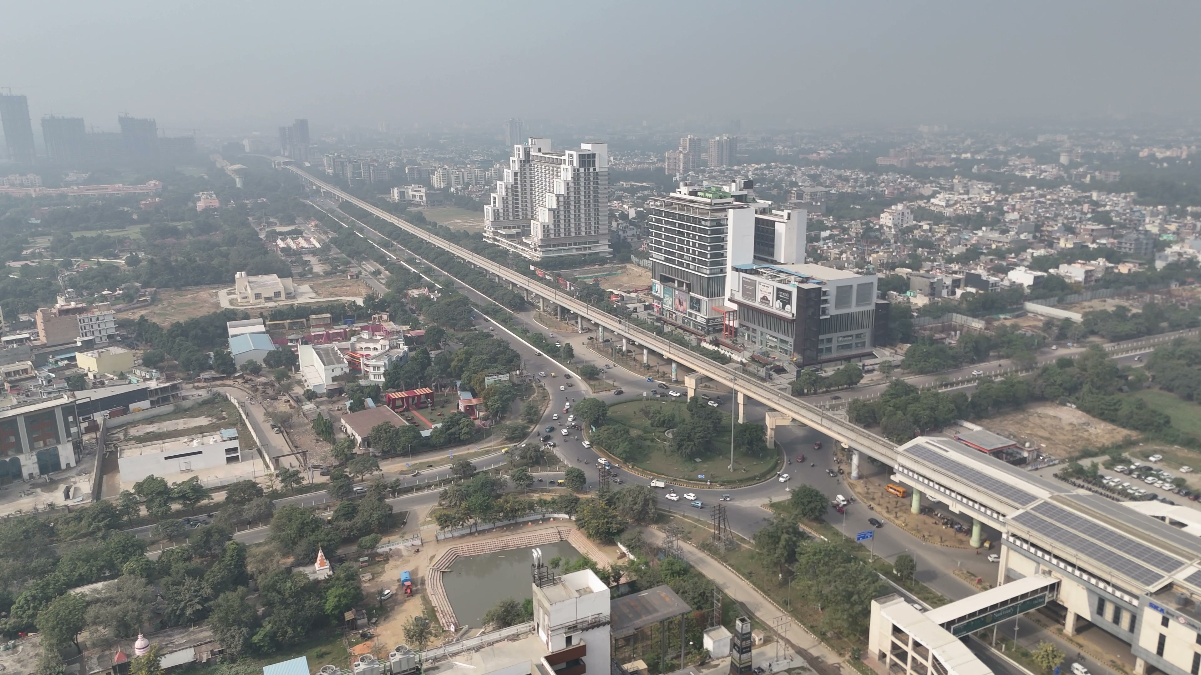 Greater Noida drone clip 045