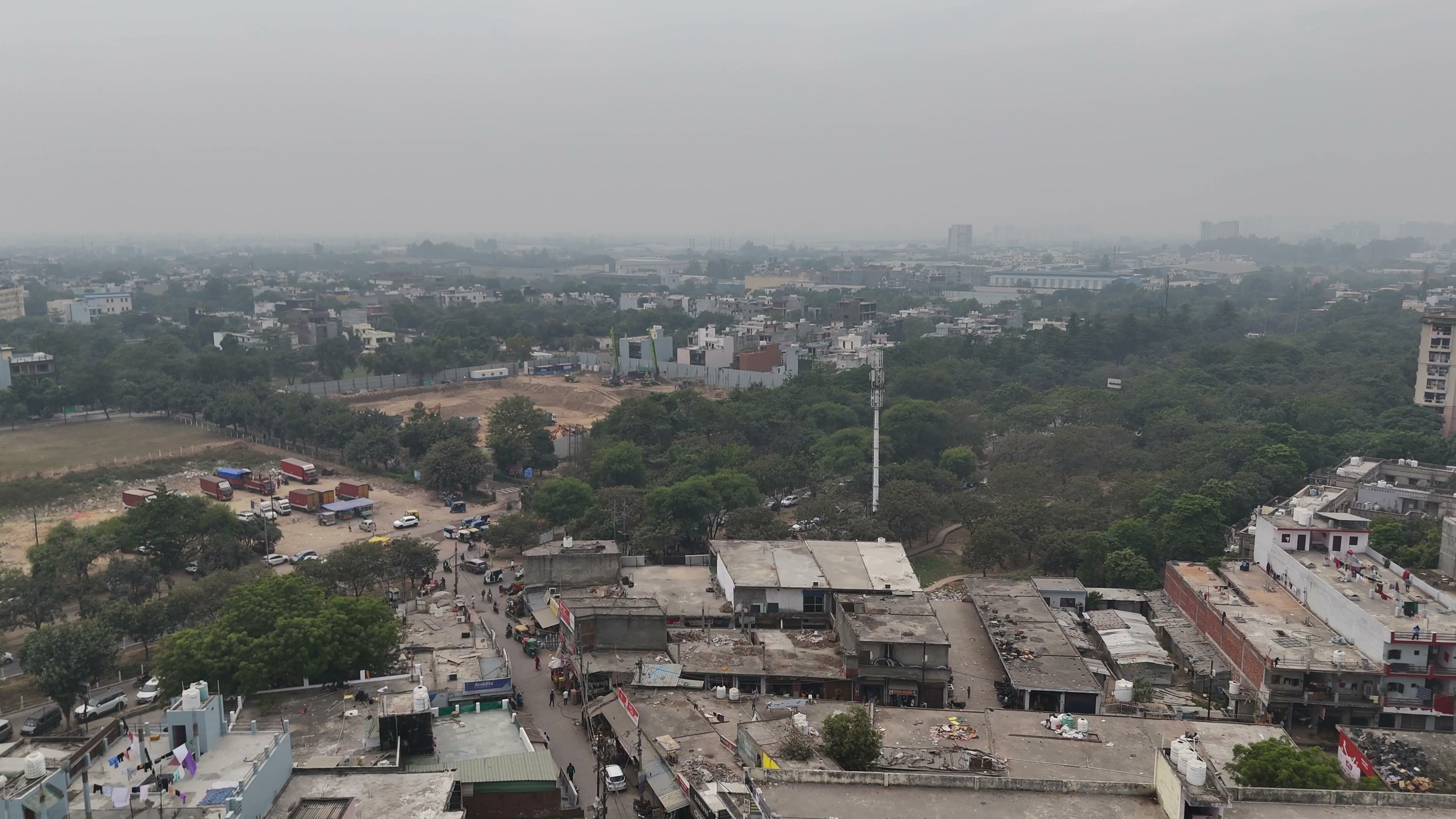 Greater Noida drone clip 093