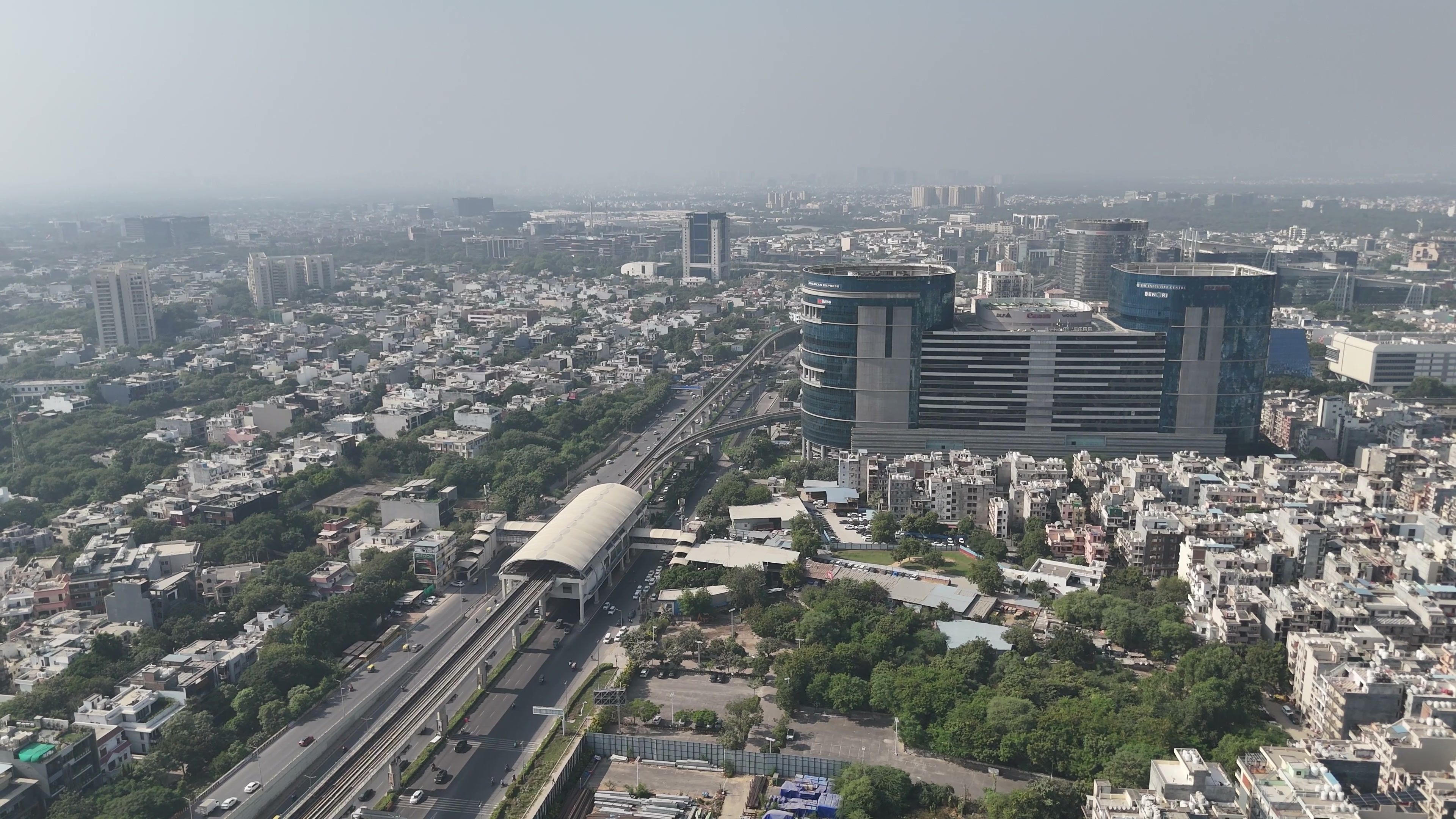 Gurugram drone clip 002