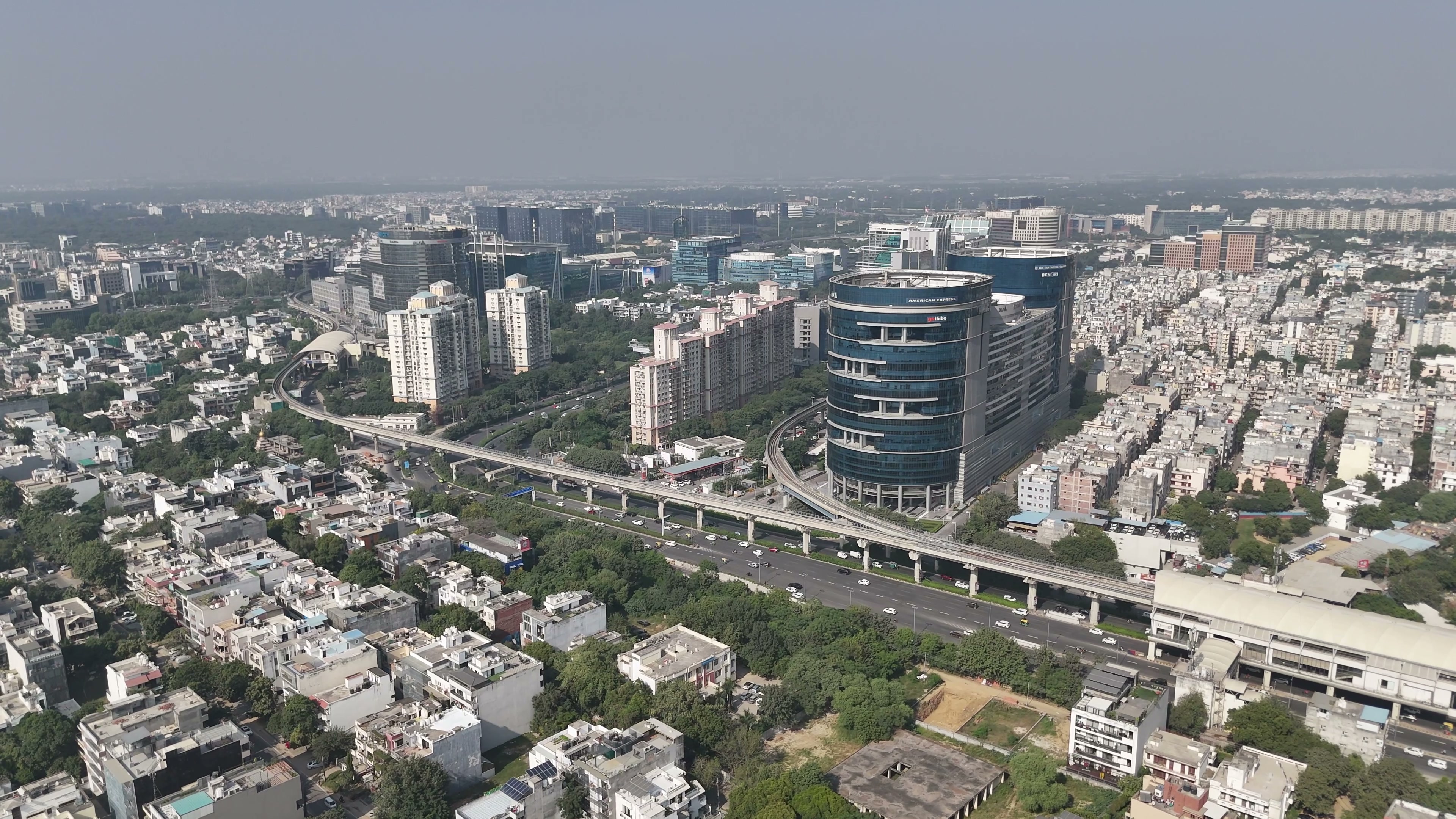 Gurugram drone clip 003