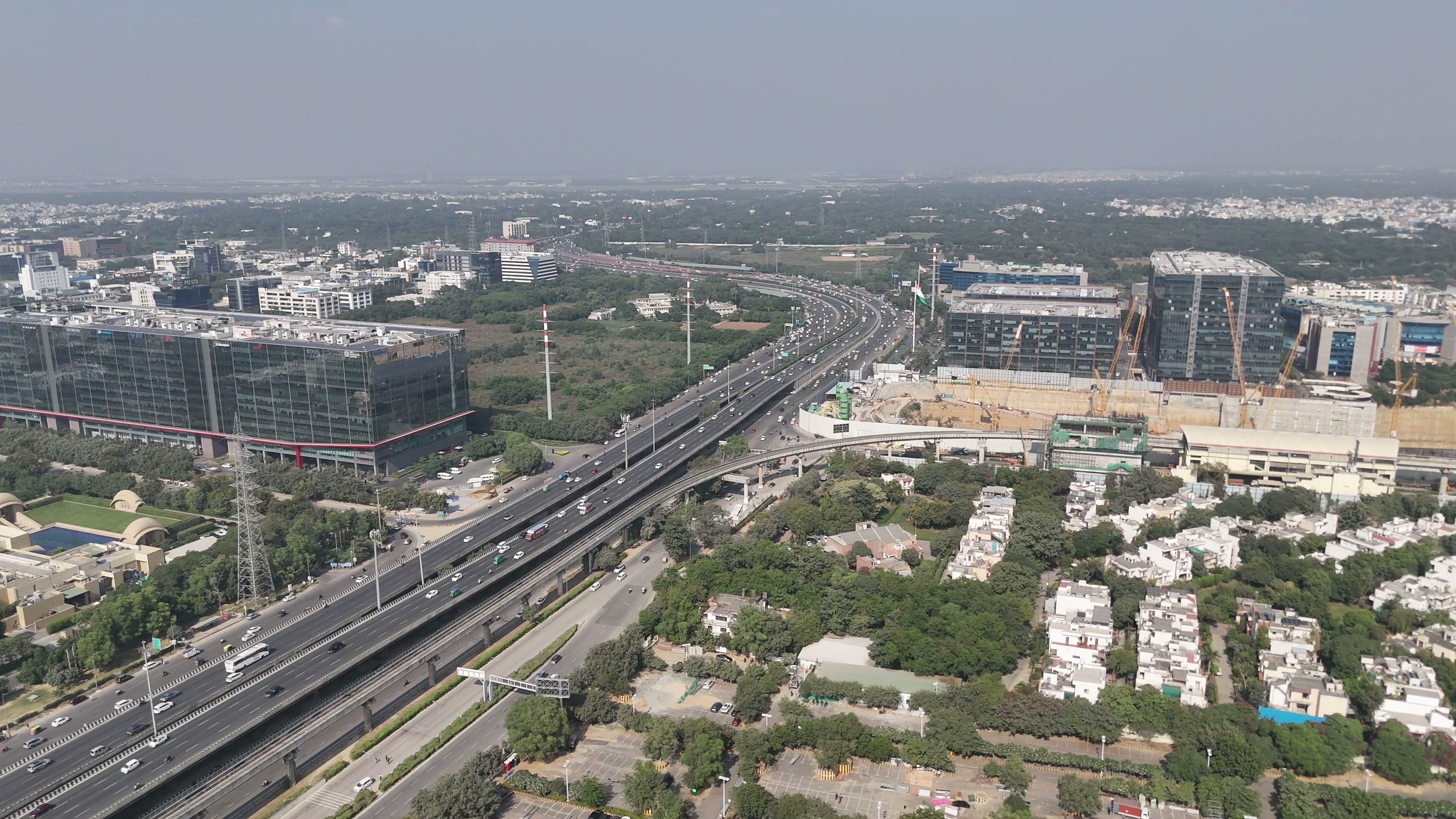 Gurugram drone clip 006