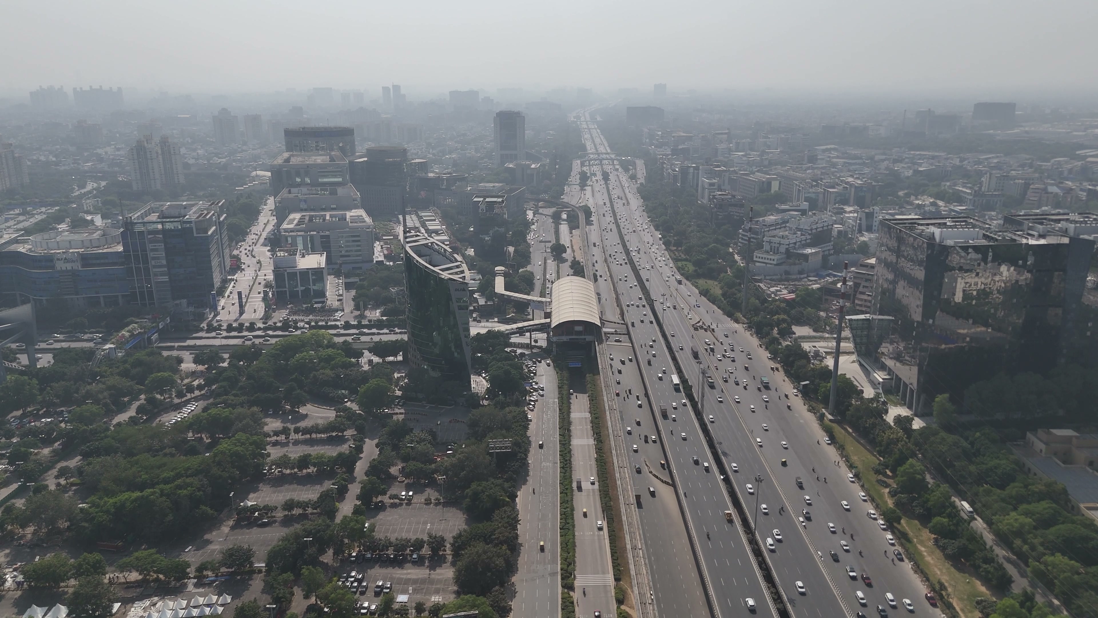 Gurugram drone clip 007