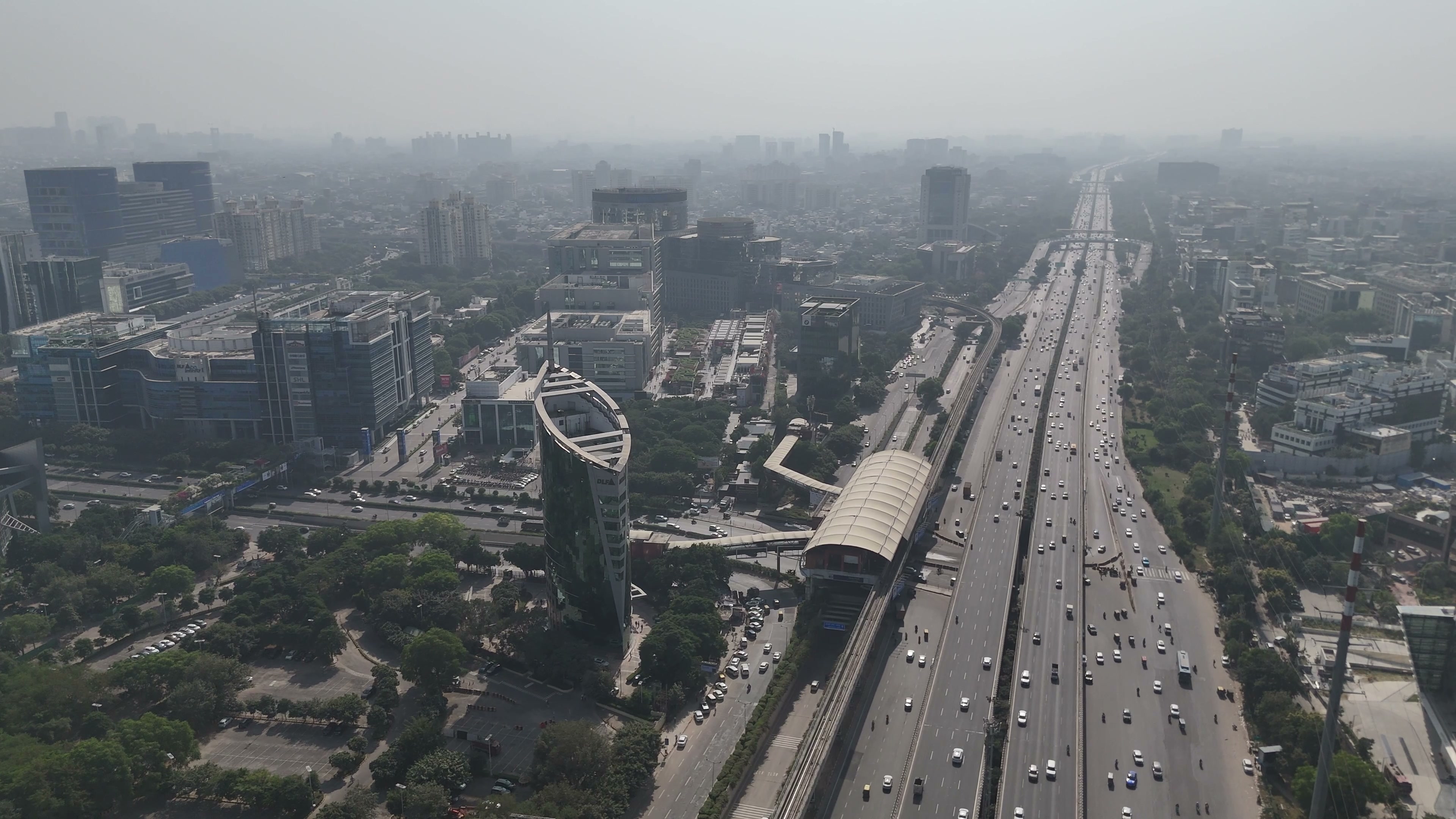 Gurugram drone clip 008