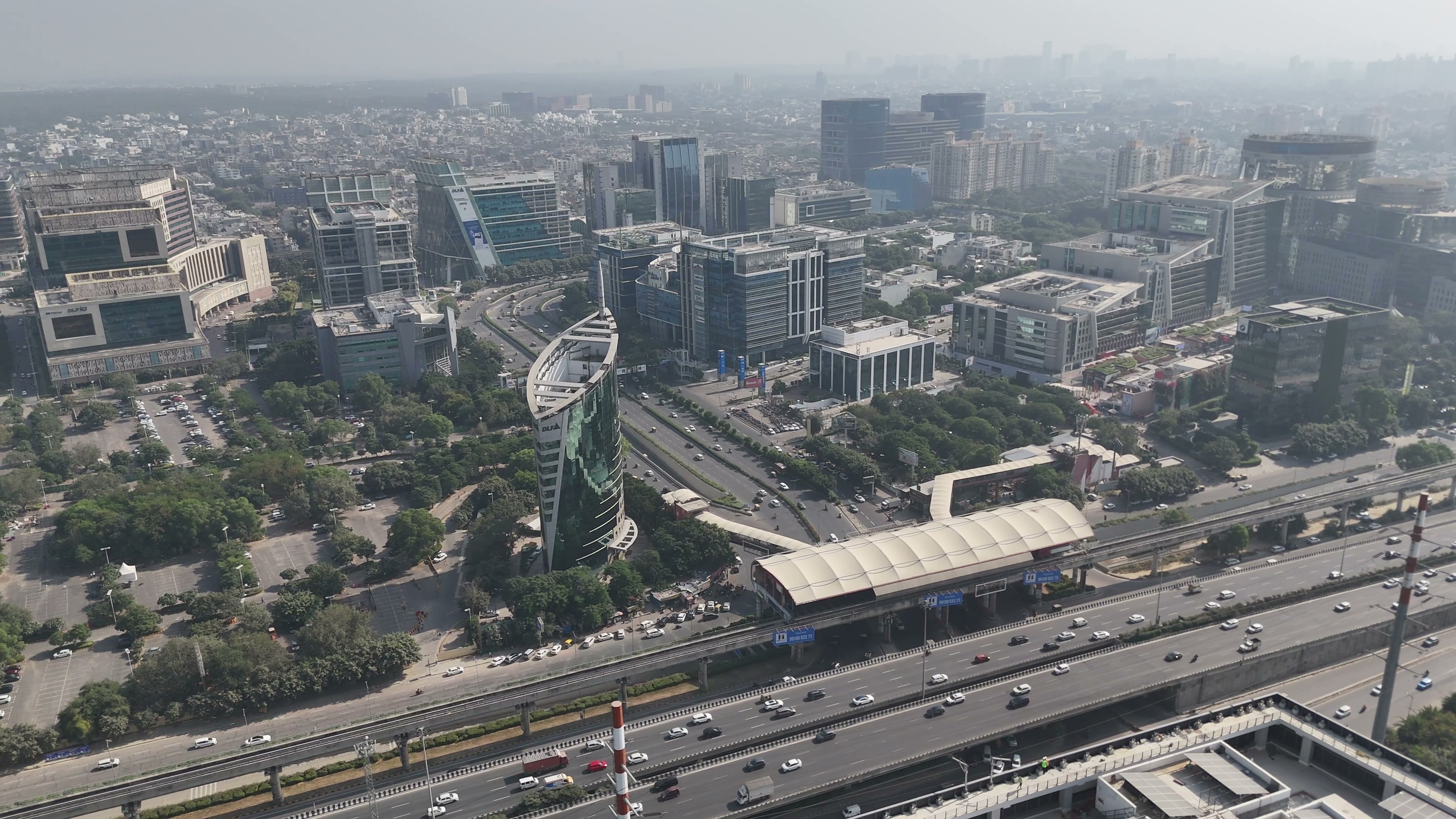 Gurugram drone clip 009