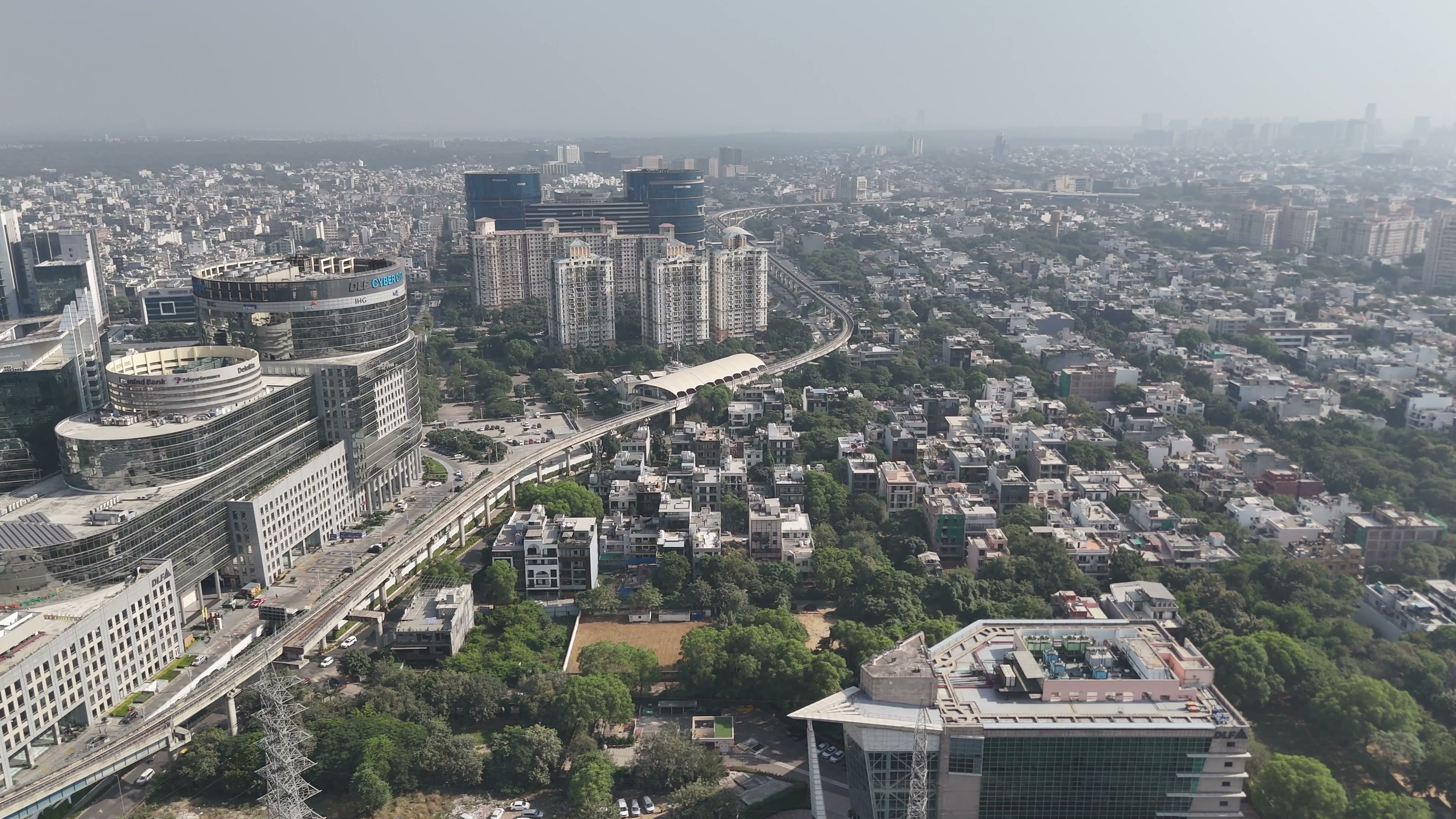 Gurugram drone clip 011
