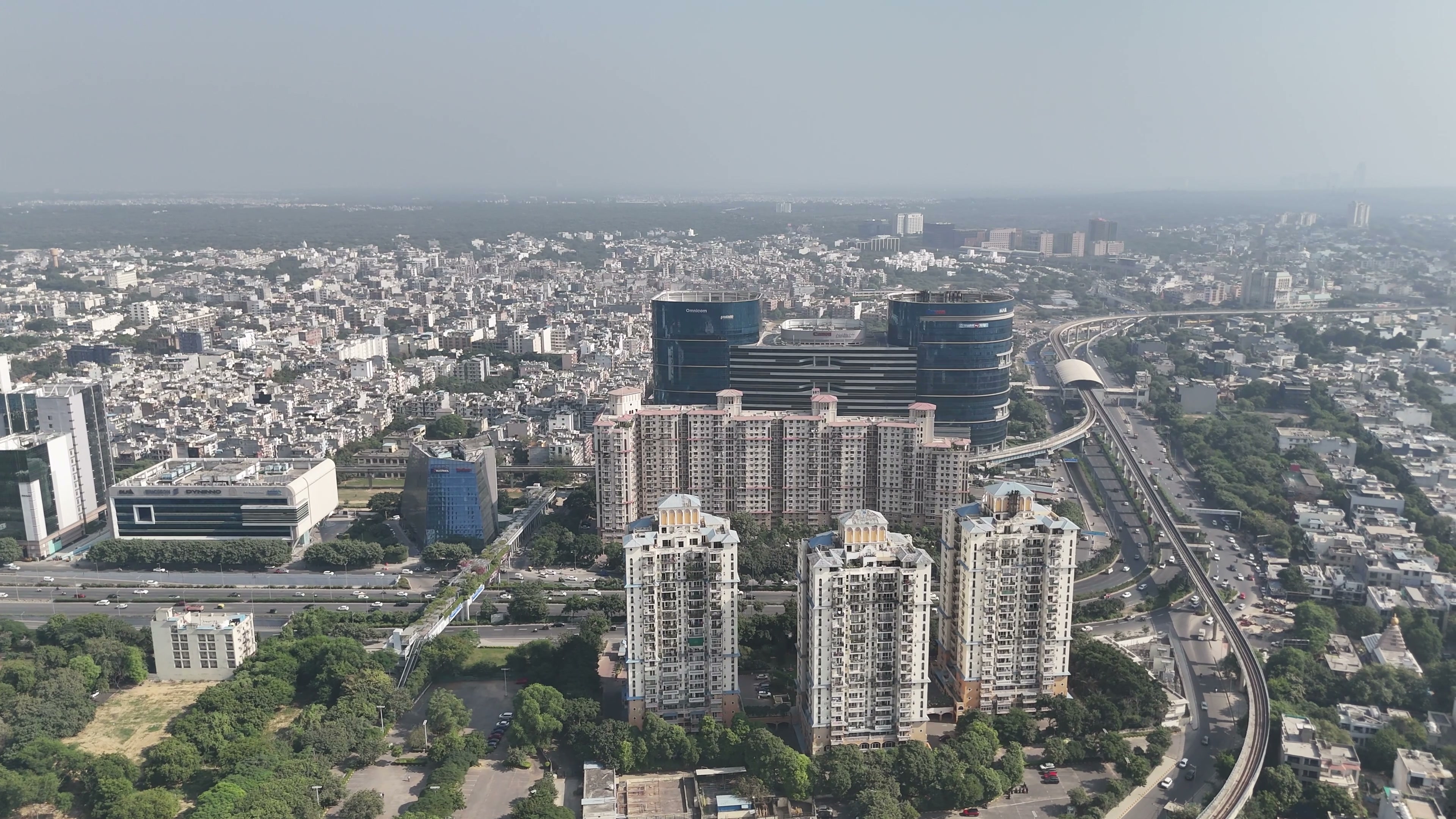 Gurugram drone clip 012