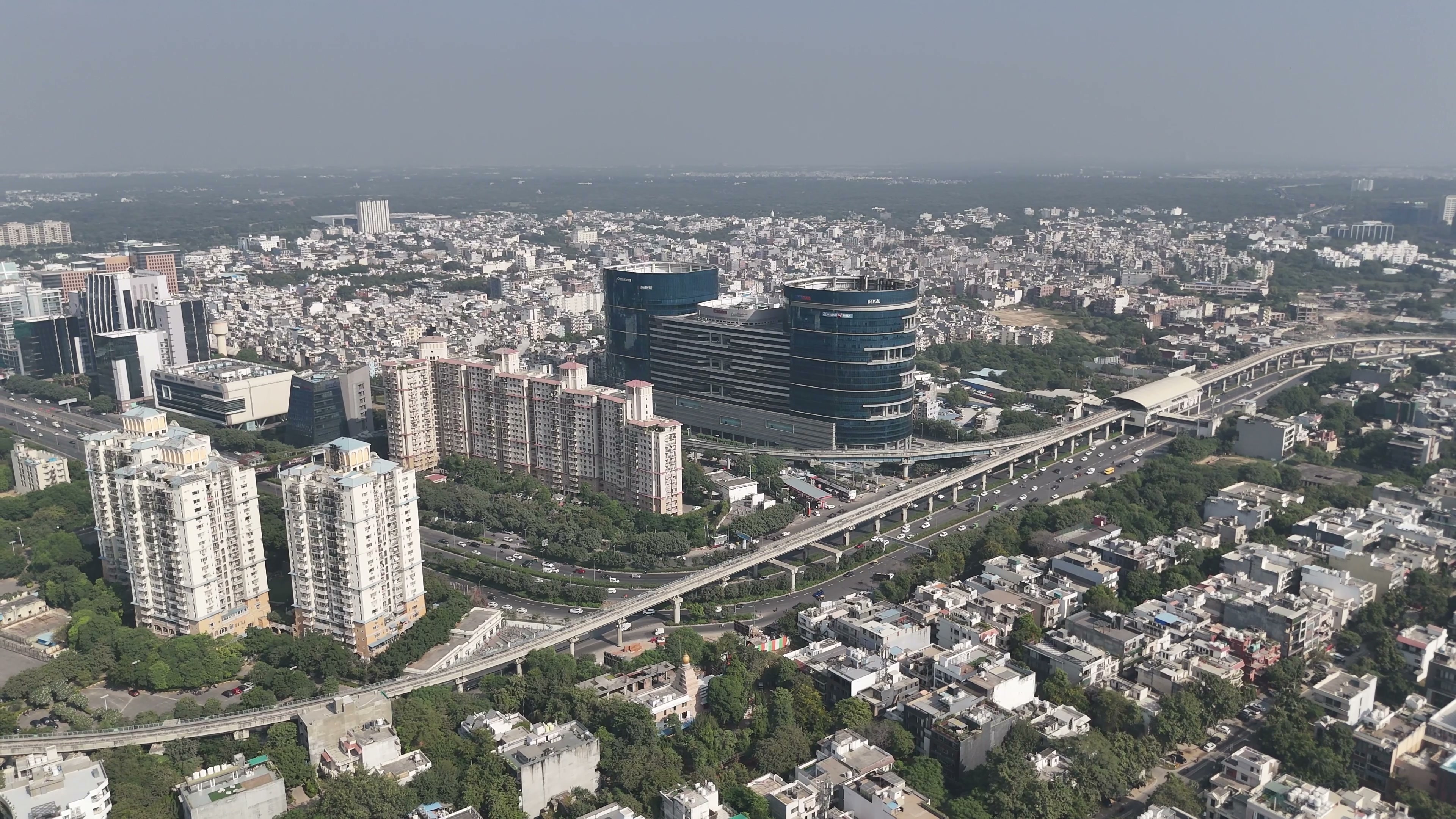 Gurugram drone clip 013