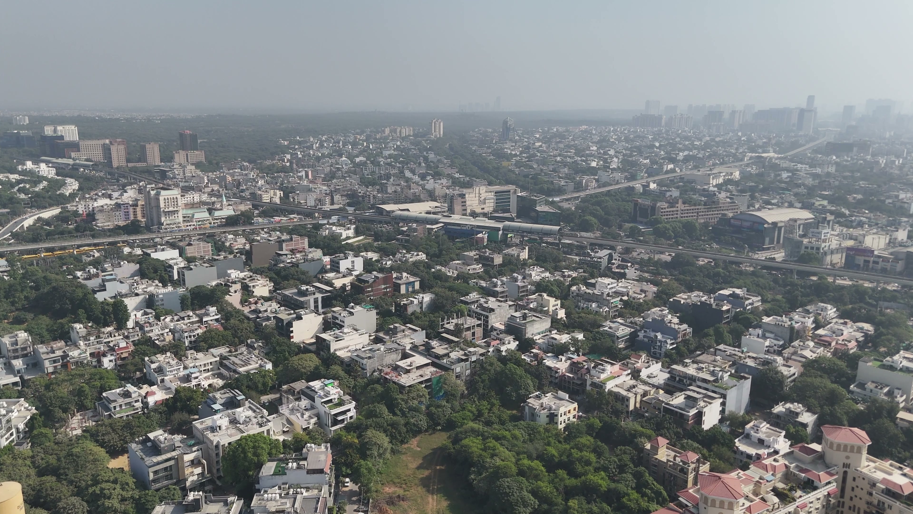 Gurugram drone clip 014
