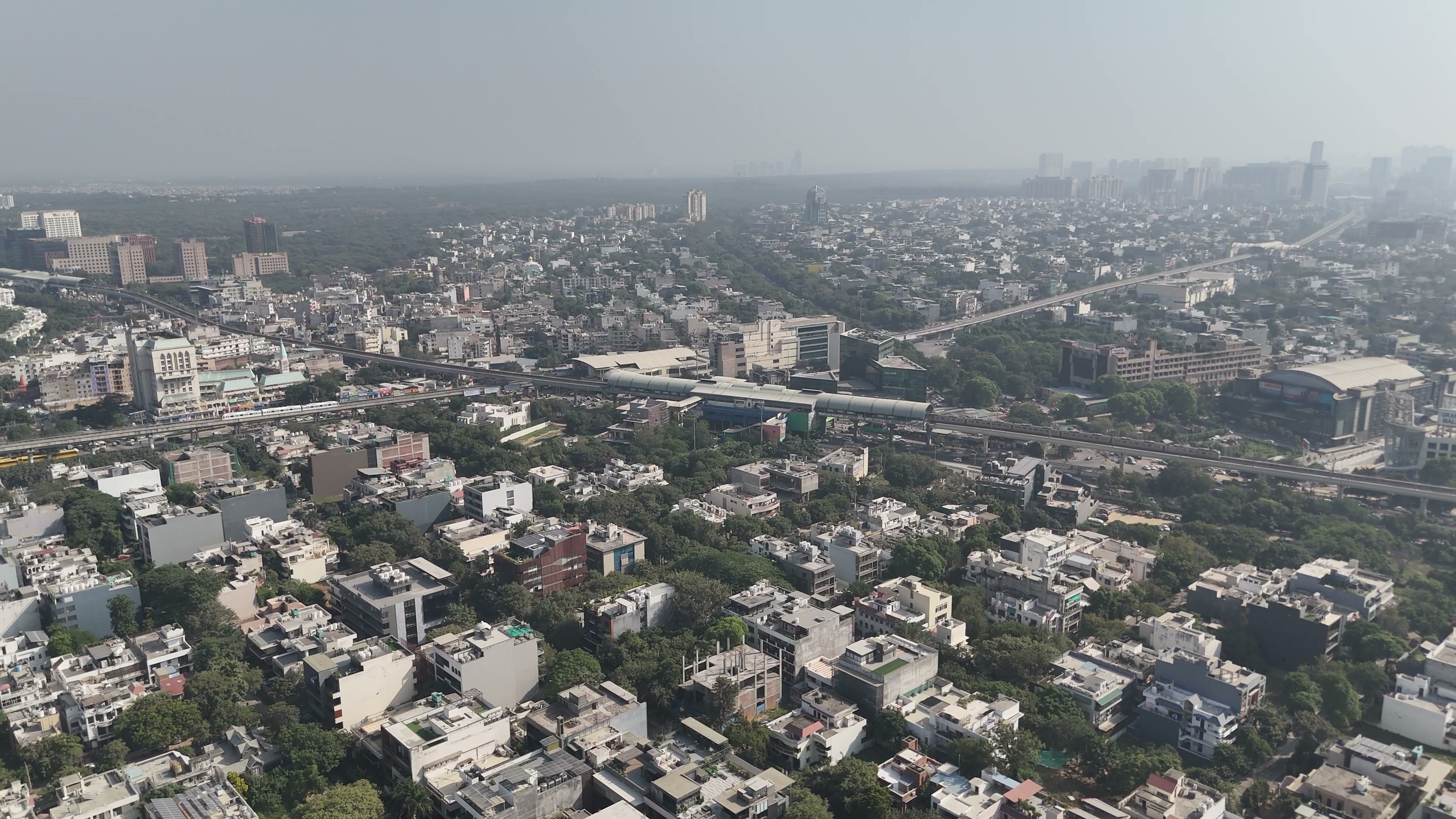 Gurugram drone clip 015