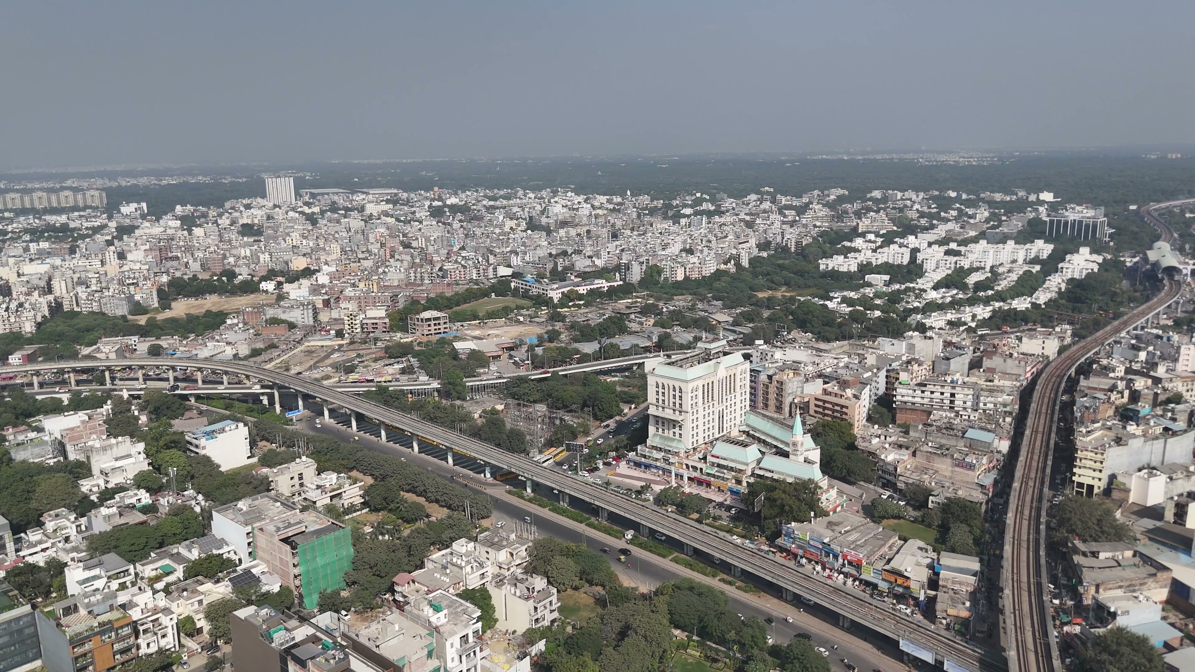 Gurugram drone clip 018