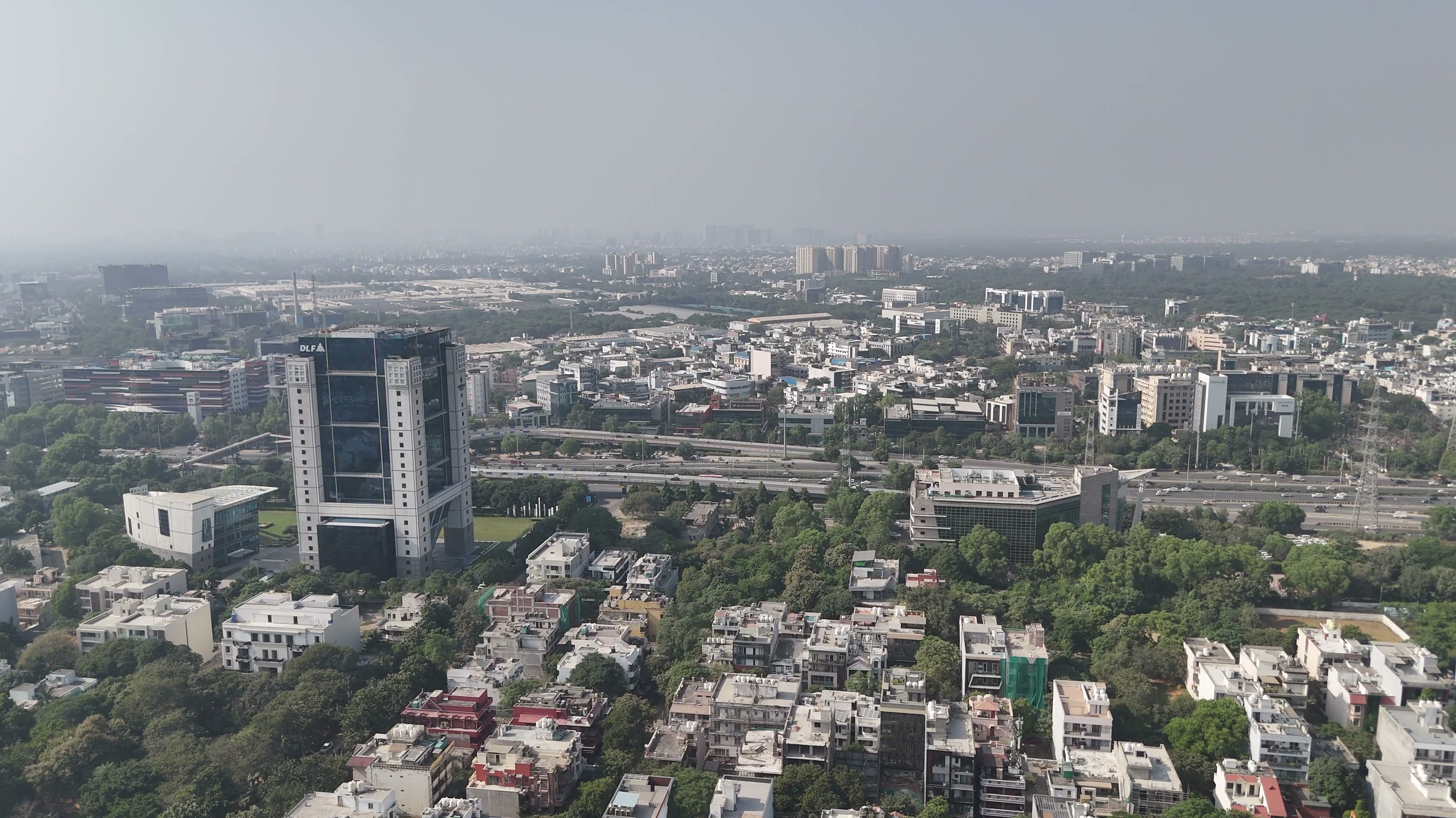 Gurugram drone clip 022