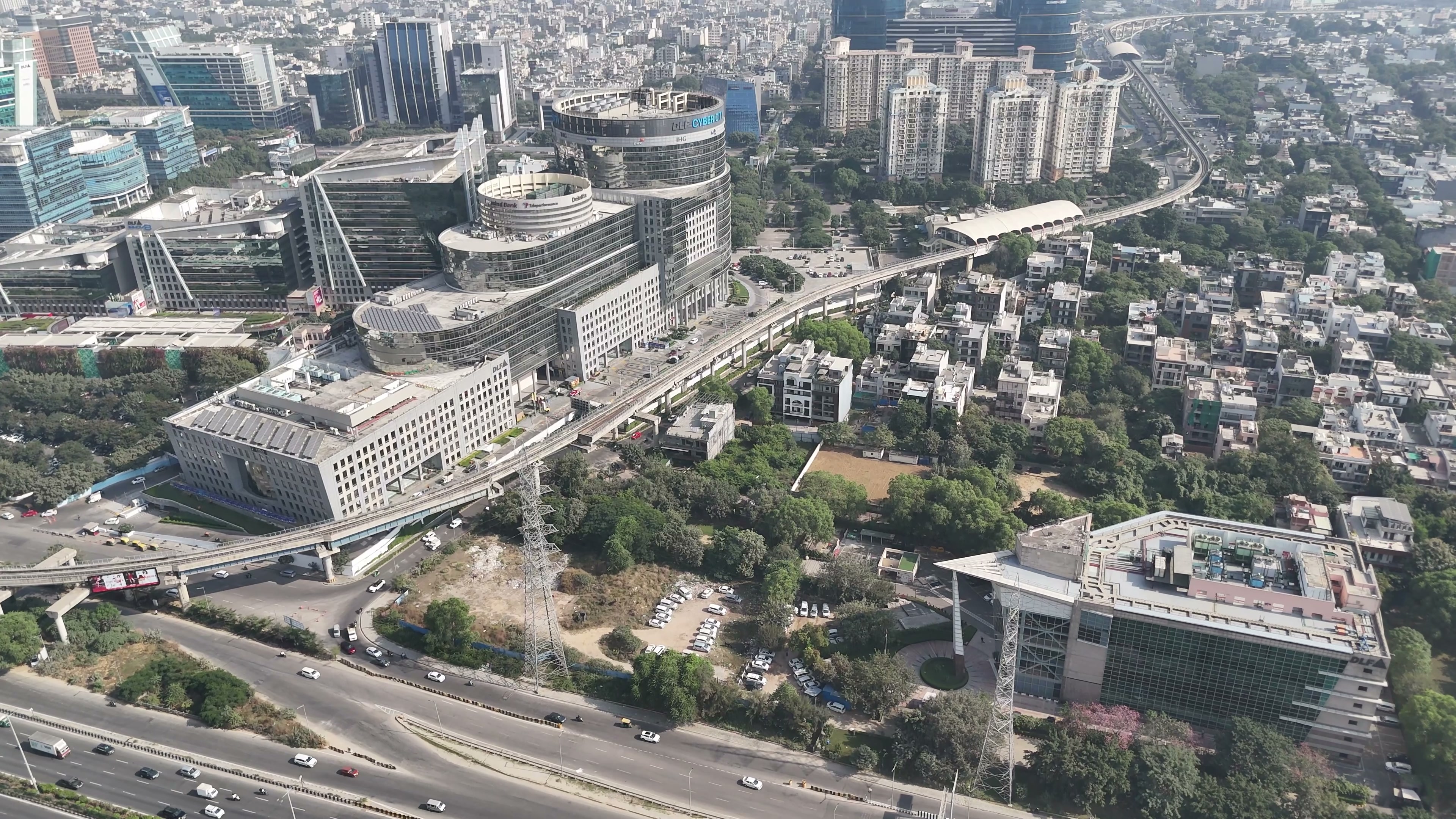 Gurugram drone clip 025