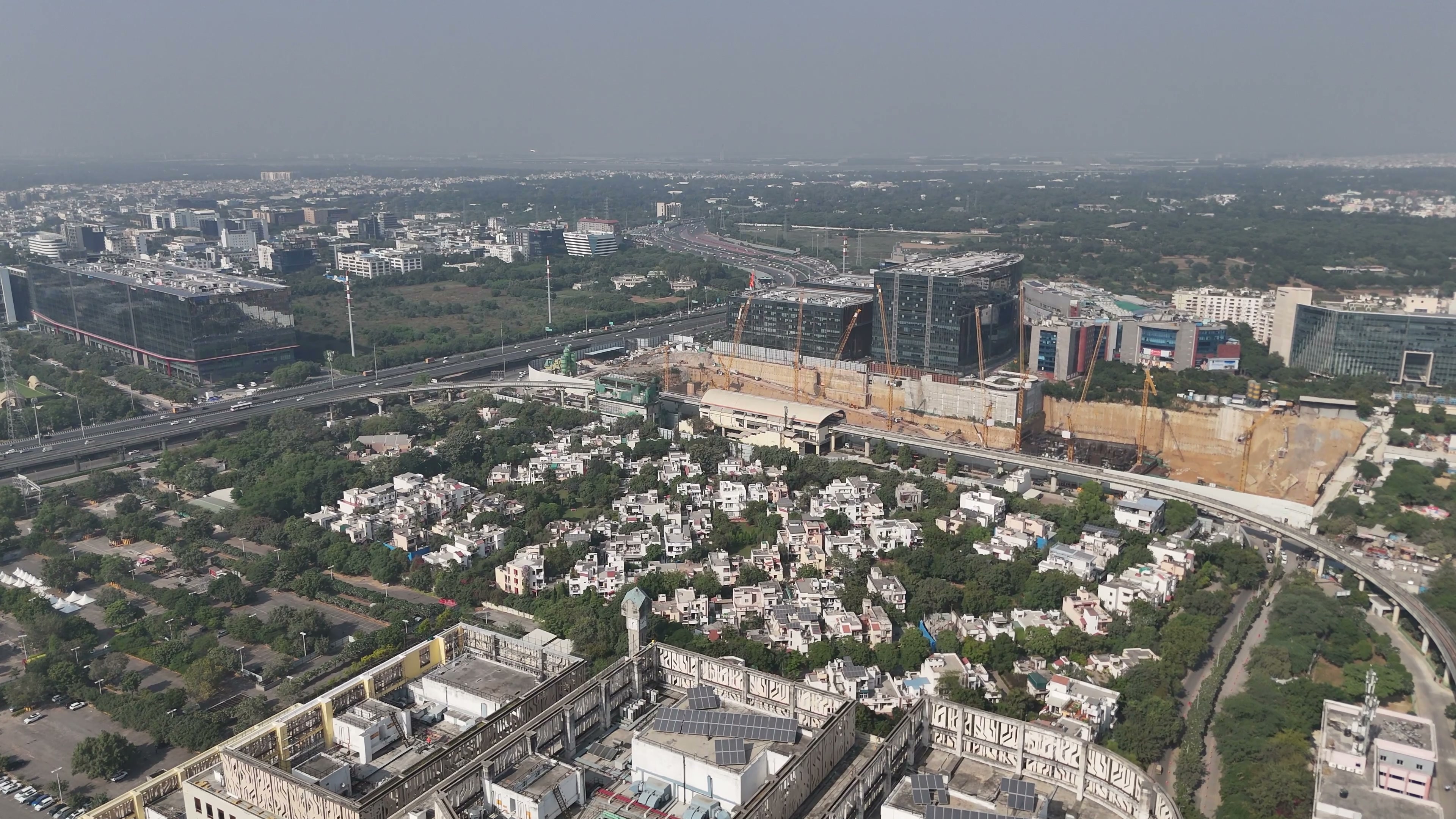 Gurugram drone clip 033
