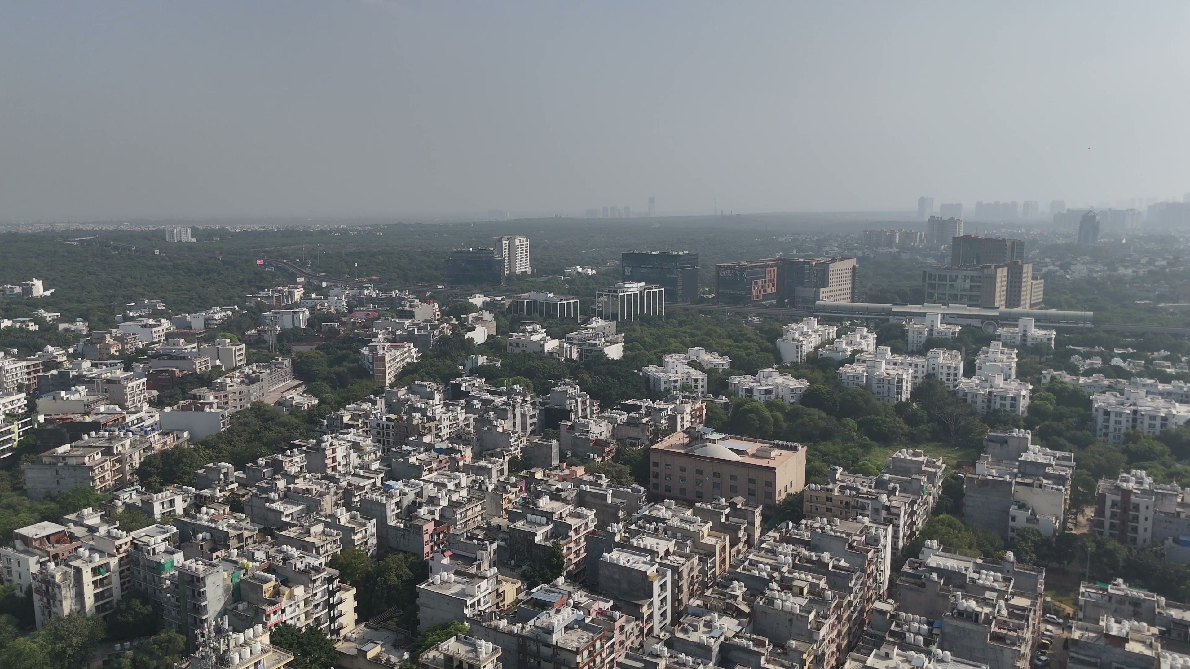 Gurugram drone clip 034