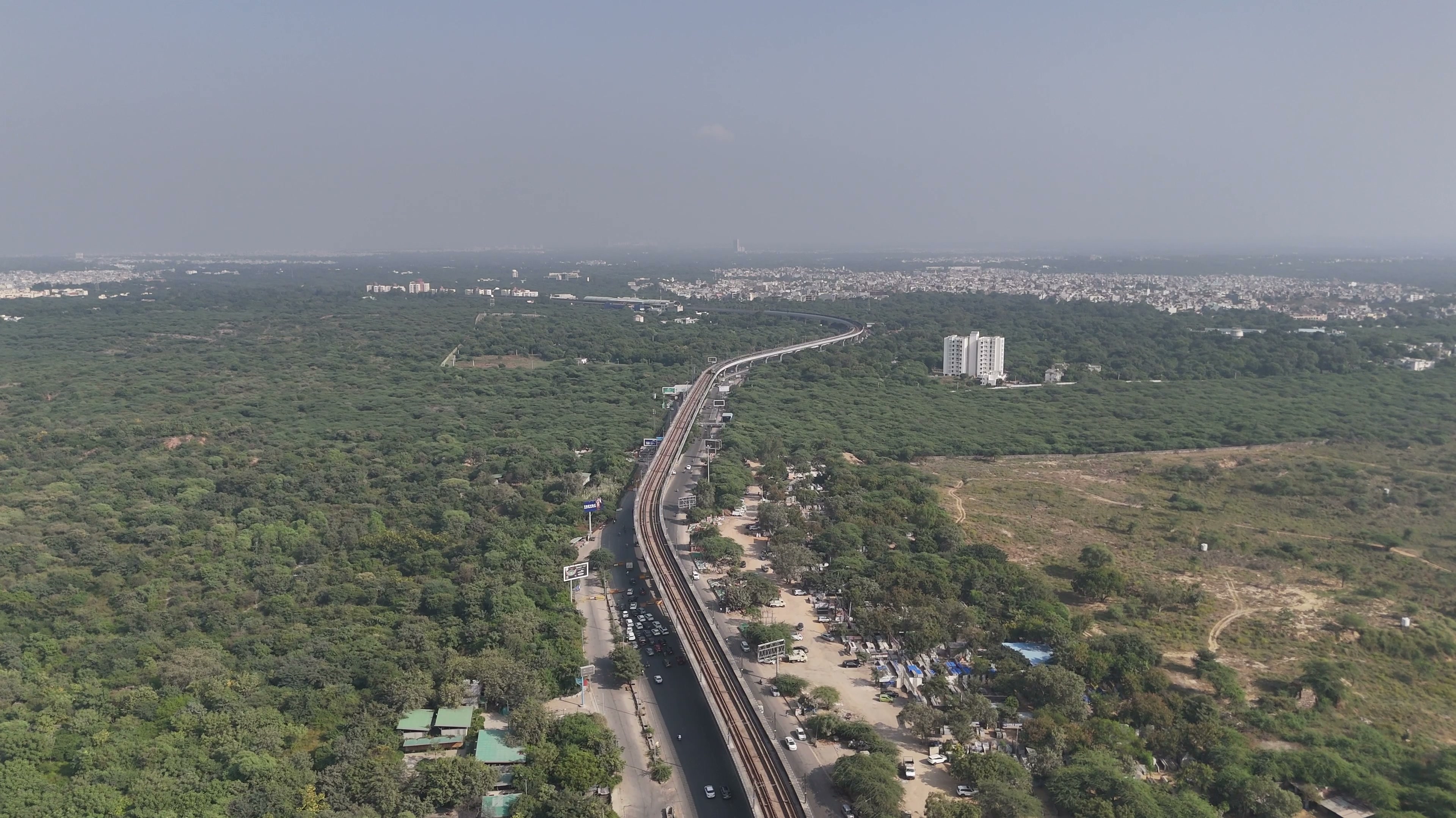 Gurugram drone clip 036