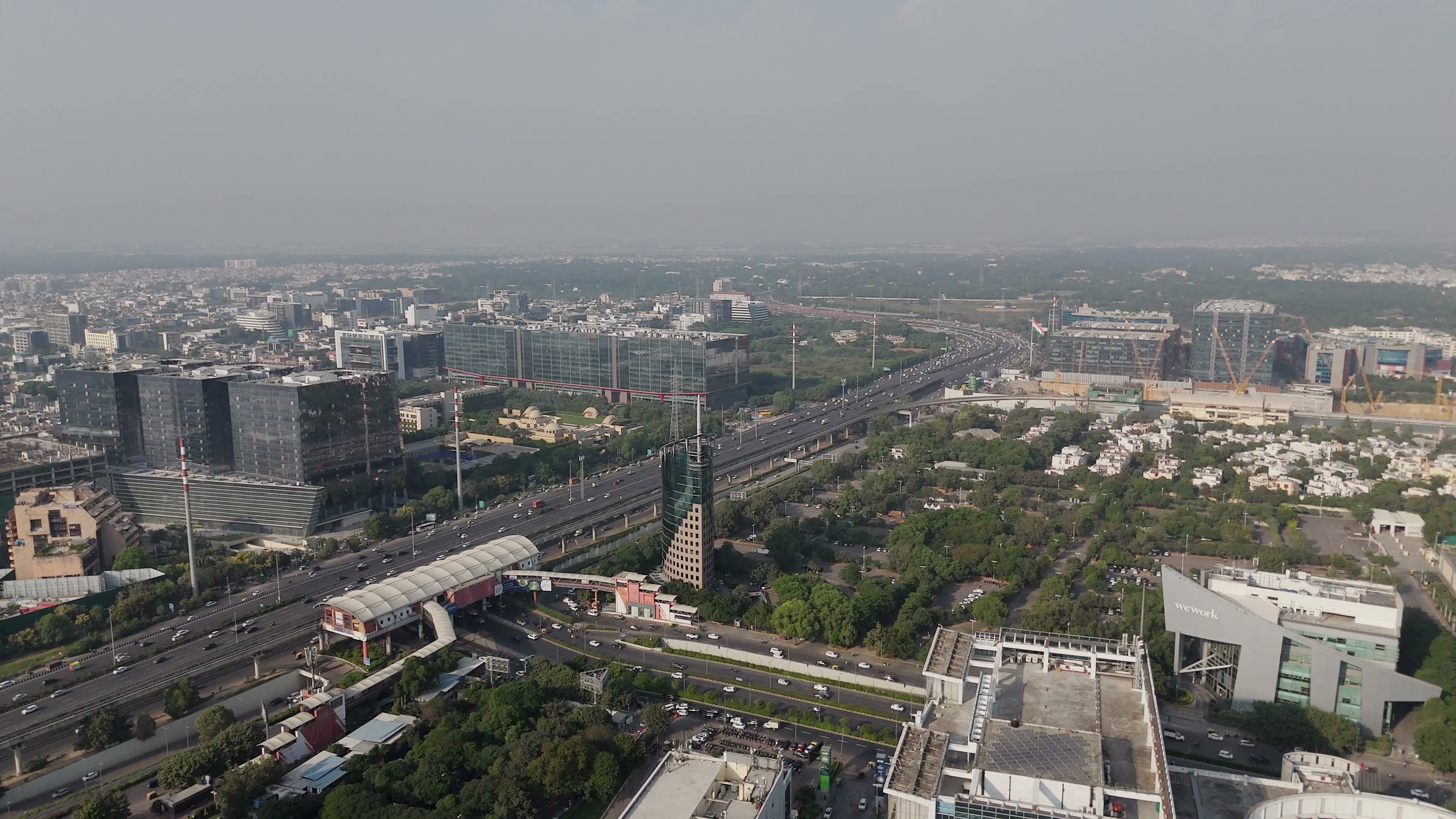 Gurugram drone clip 040