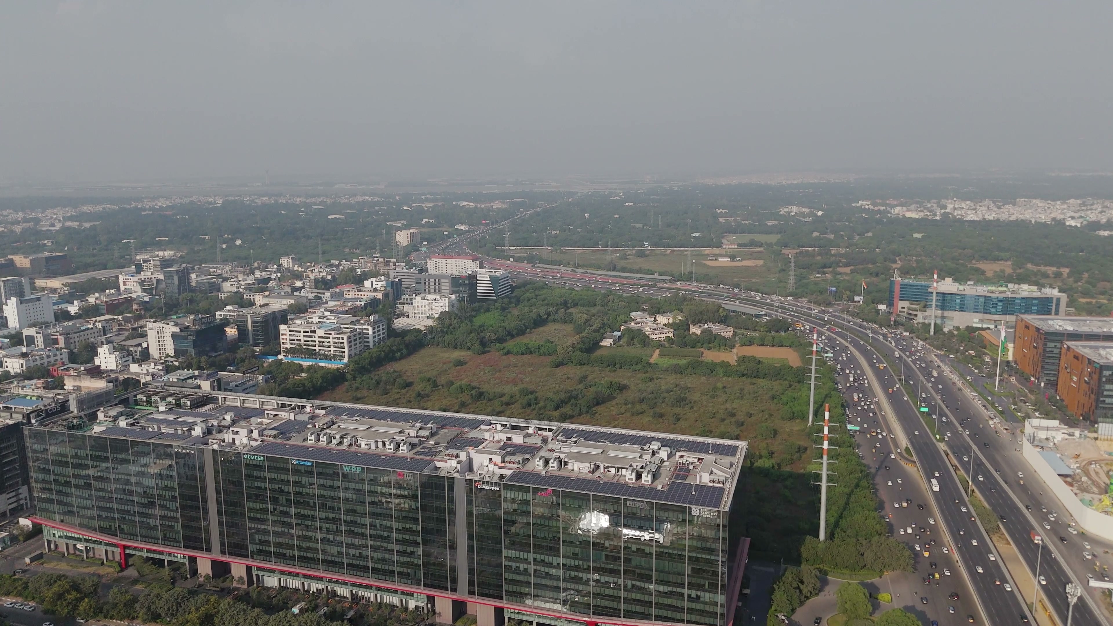 Gurugram drone clip 041