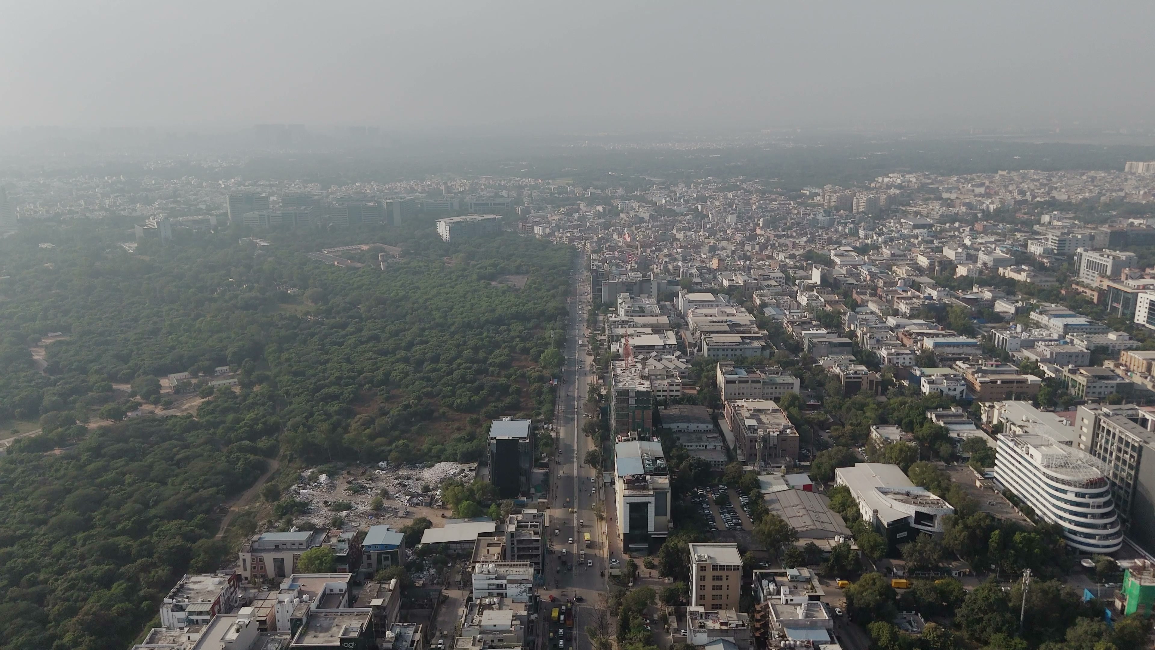 Gurugram drone clip 043