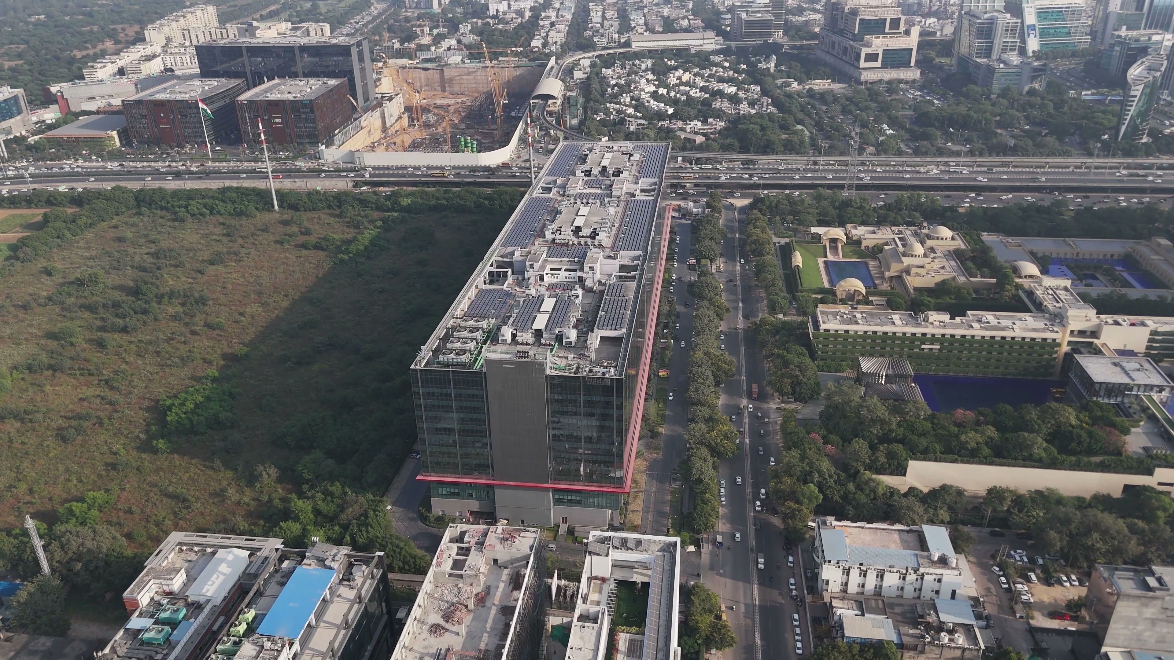 Gurugram drone clip 044