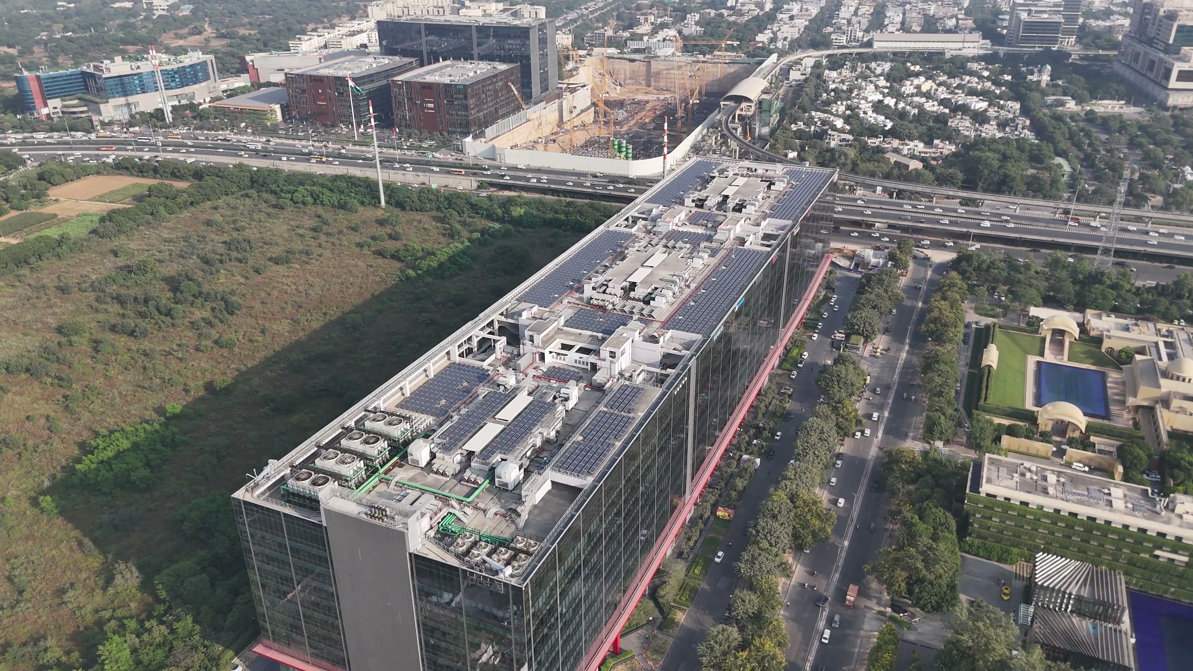 Gurugram drone clip 045