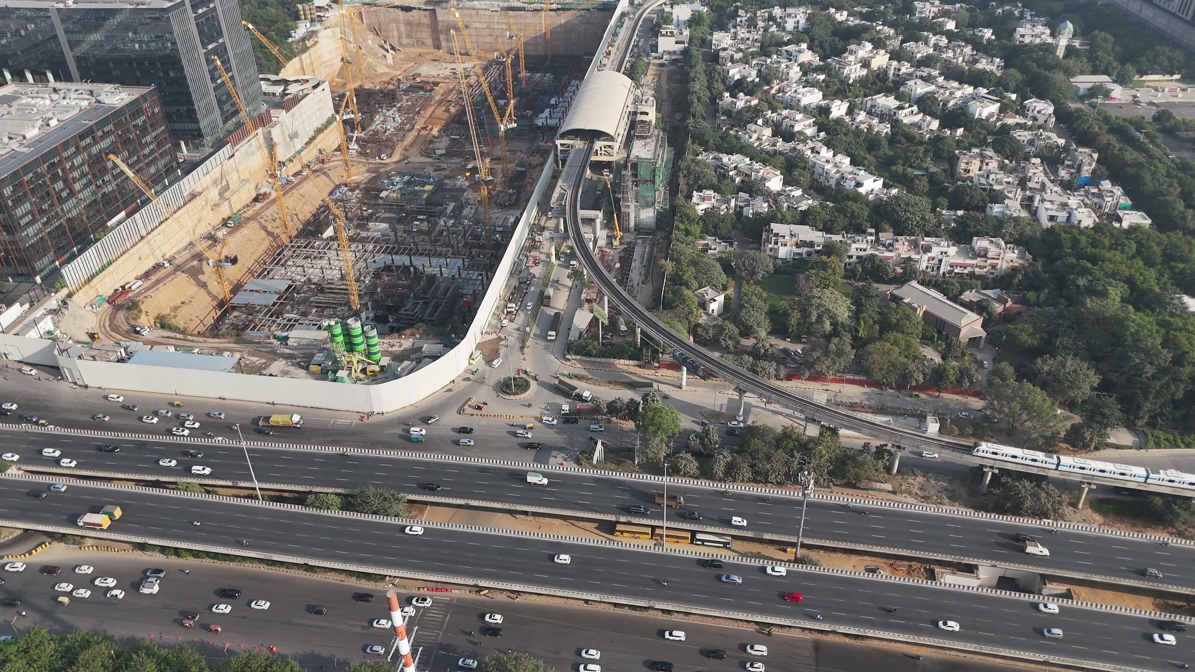 Gurugram drone clip 047