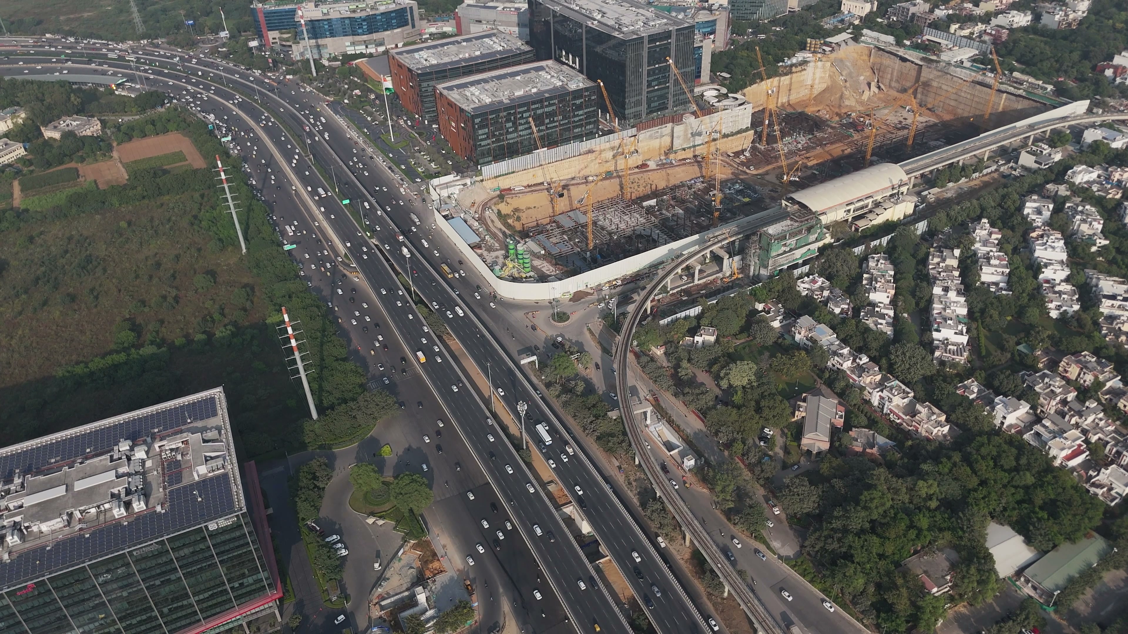 Gurugram drone clip 048