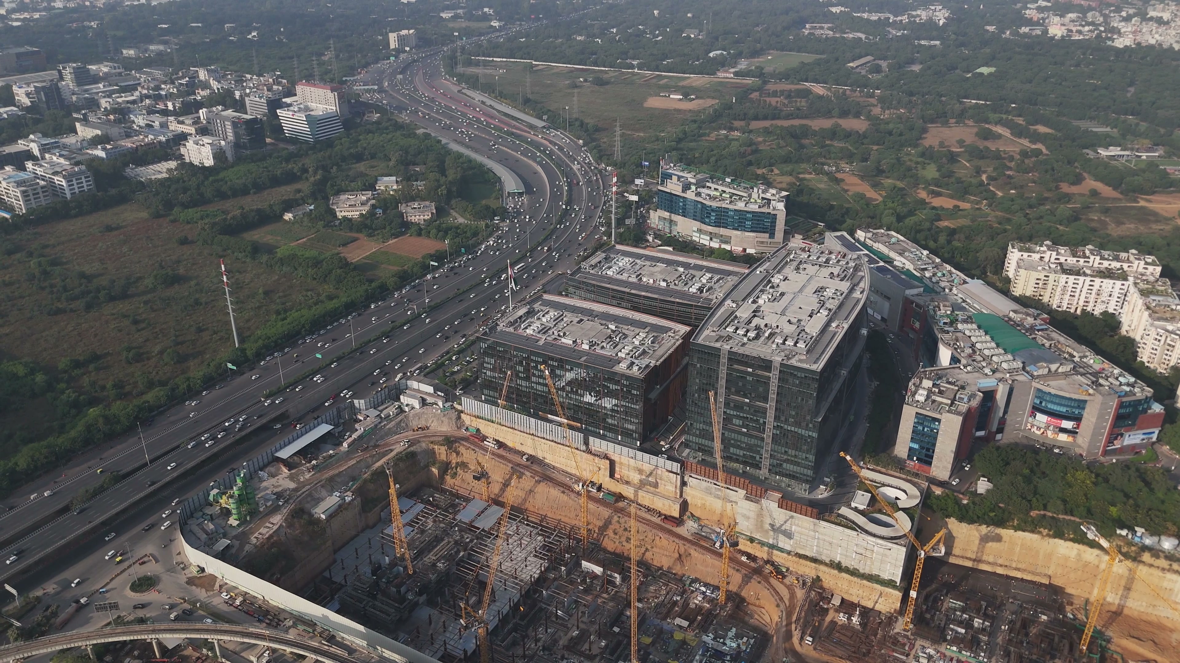 Gurugram drone clip 049