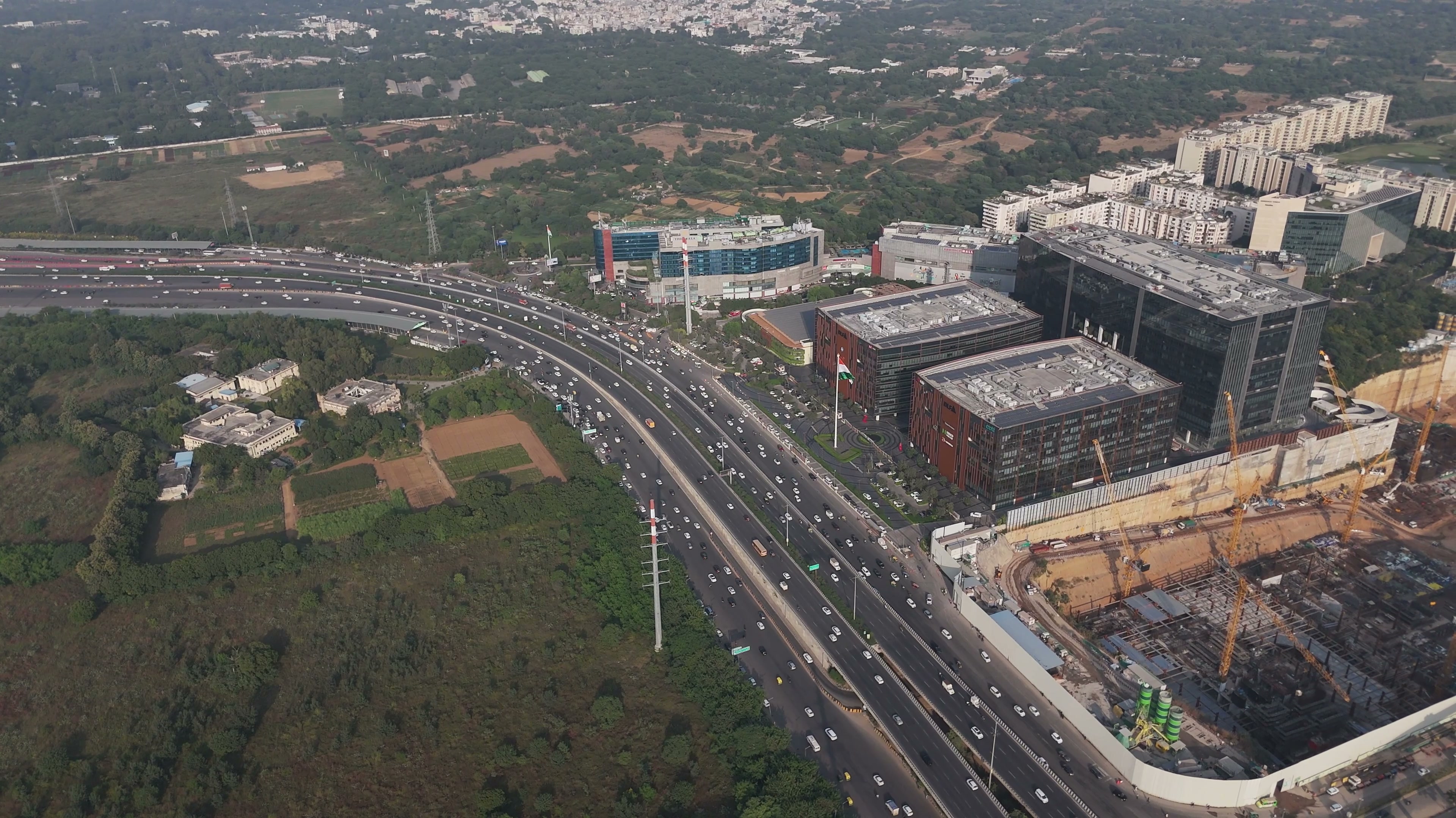 Gurugram drone clip 050