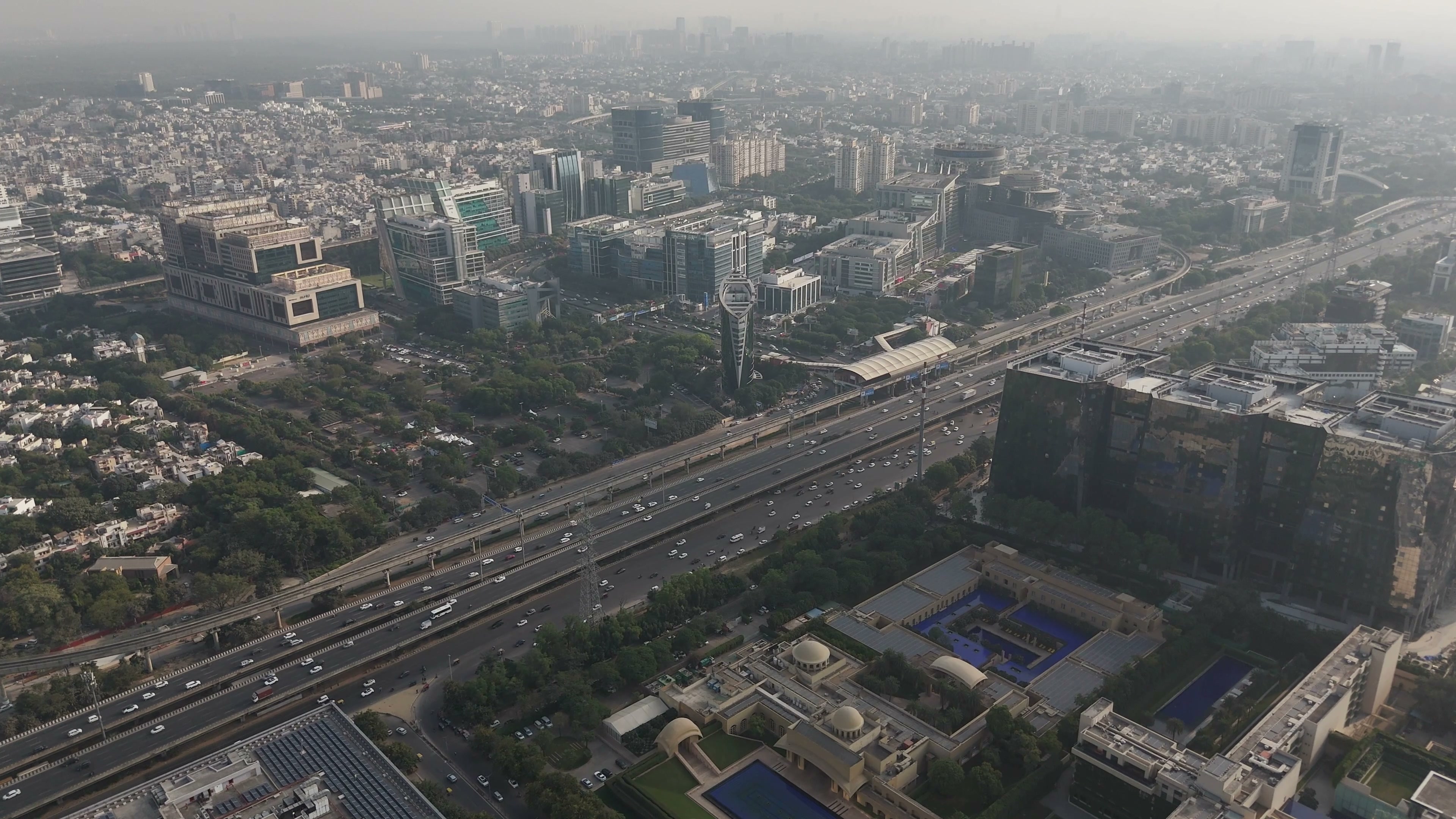 Gurugram drone clip 051