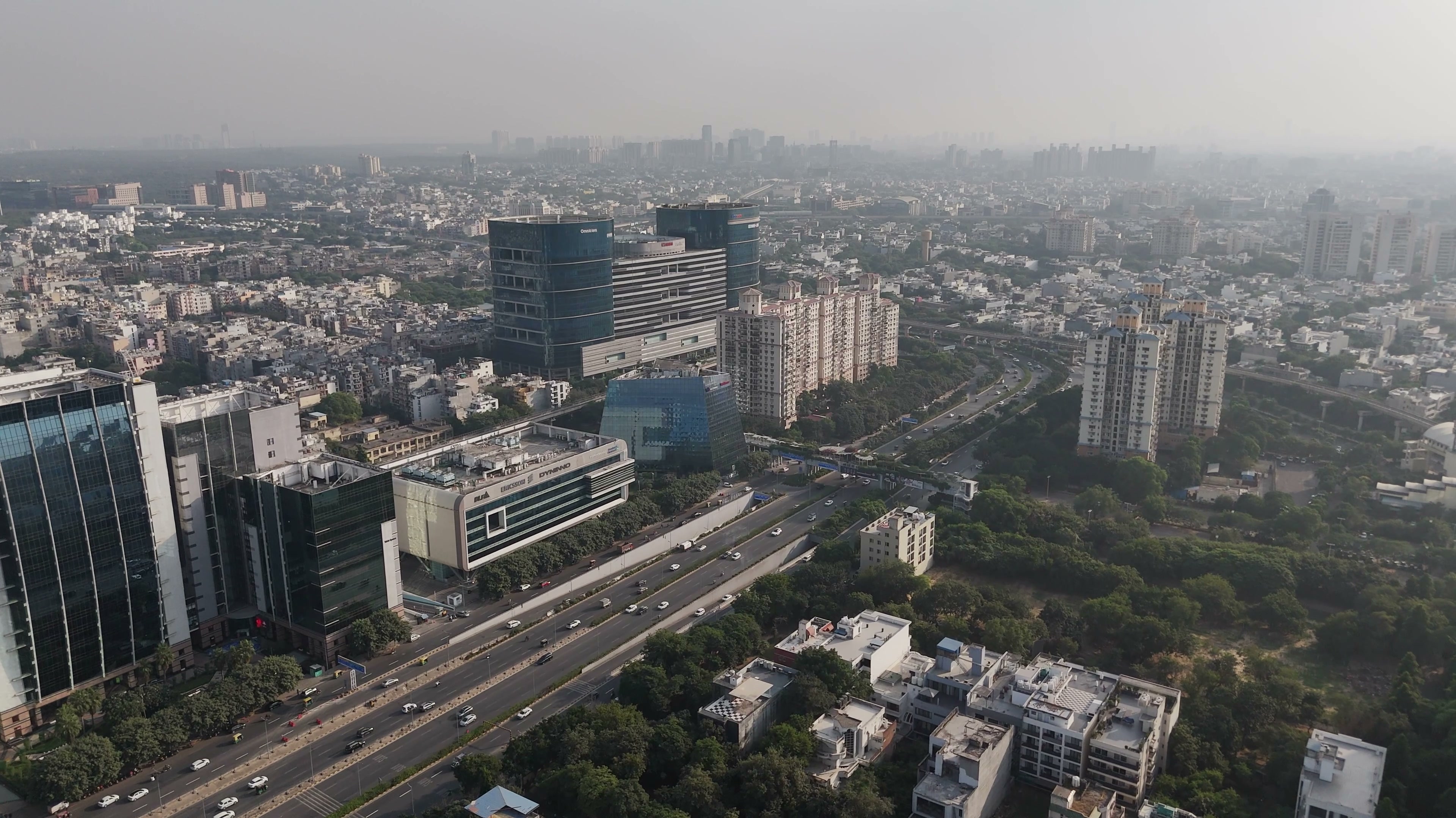 Gurugram drone clip 053