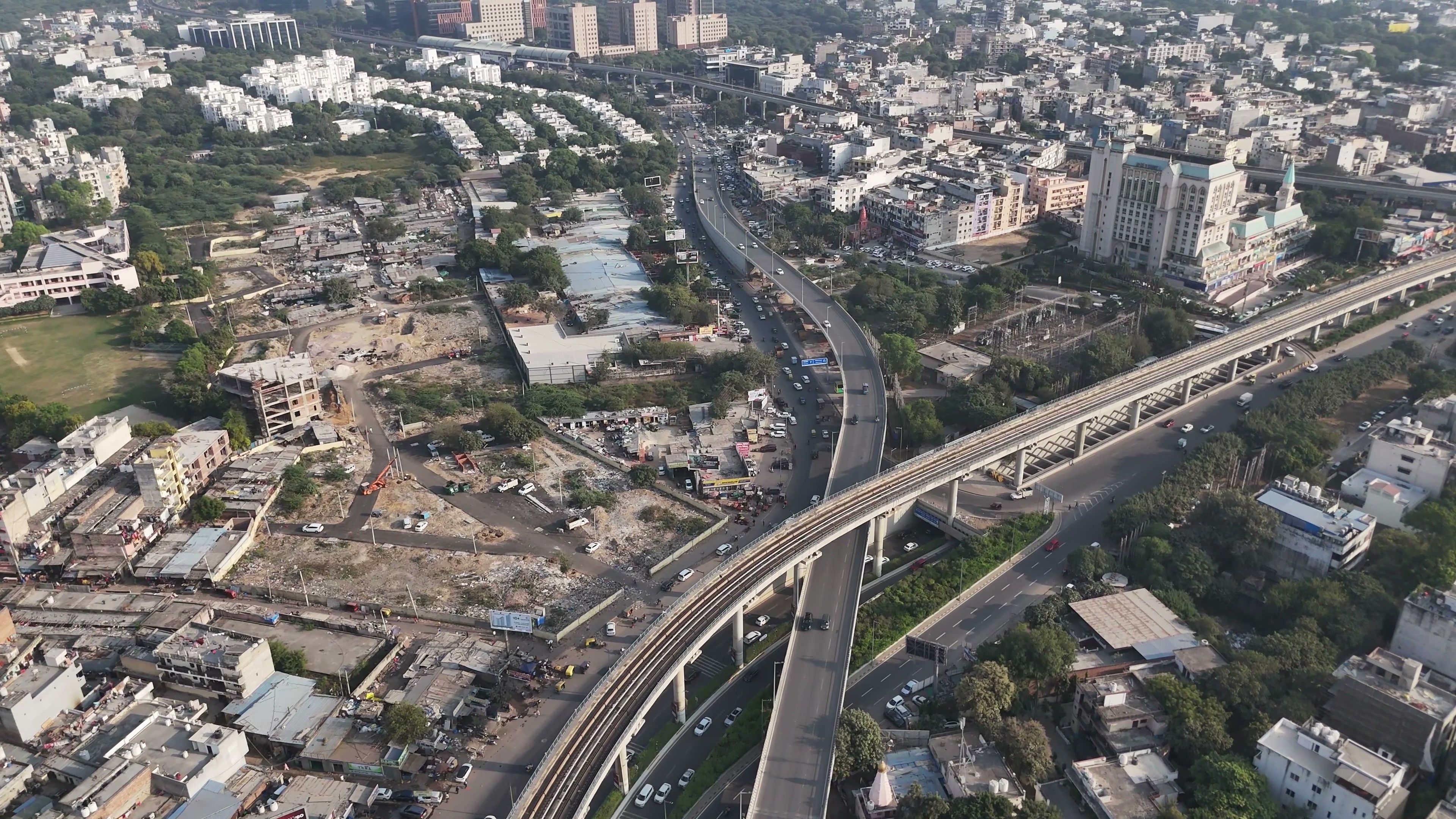 Gurugram drone clip 057