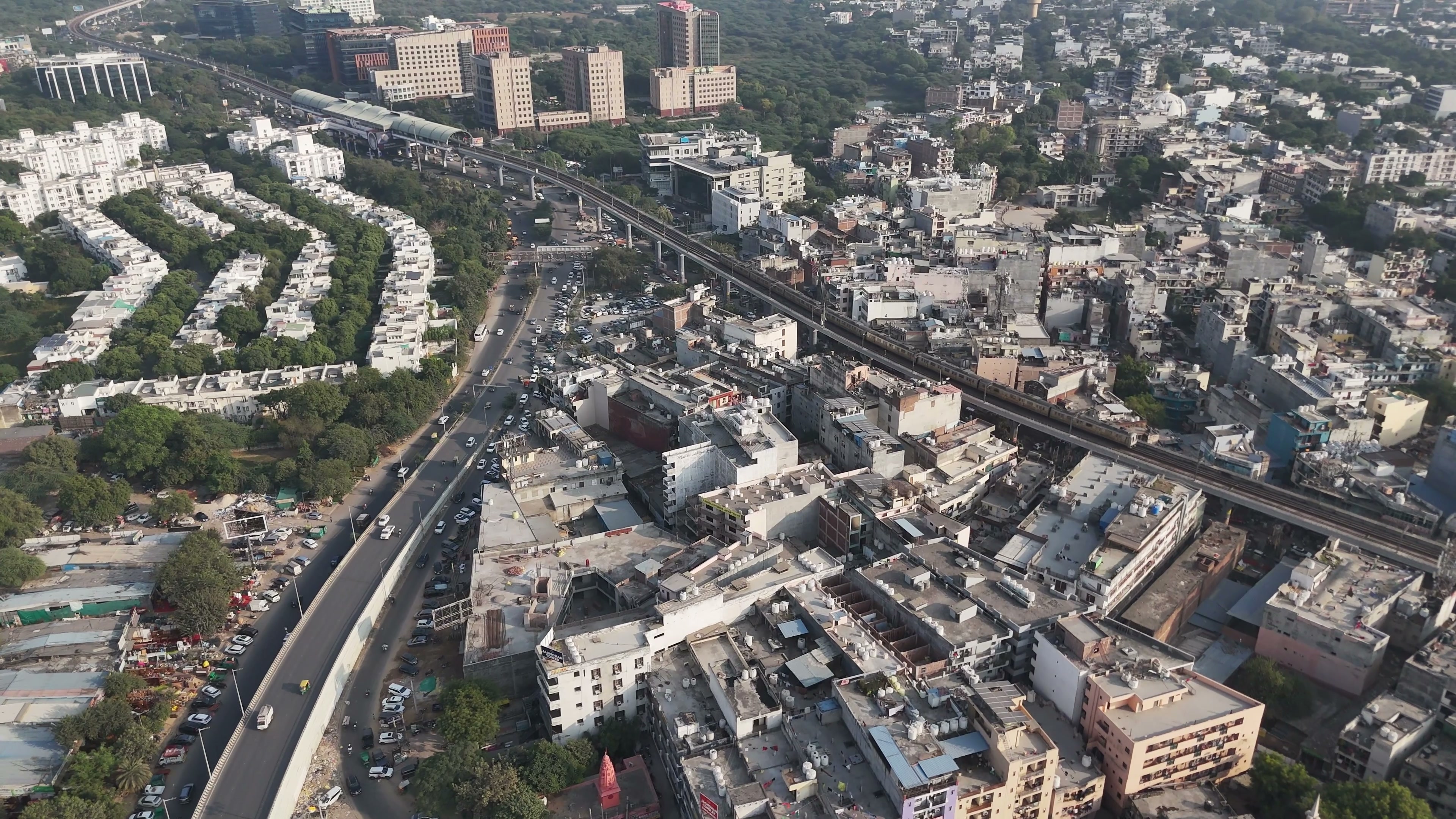 Gurugram drone clip 058