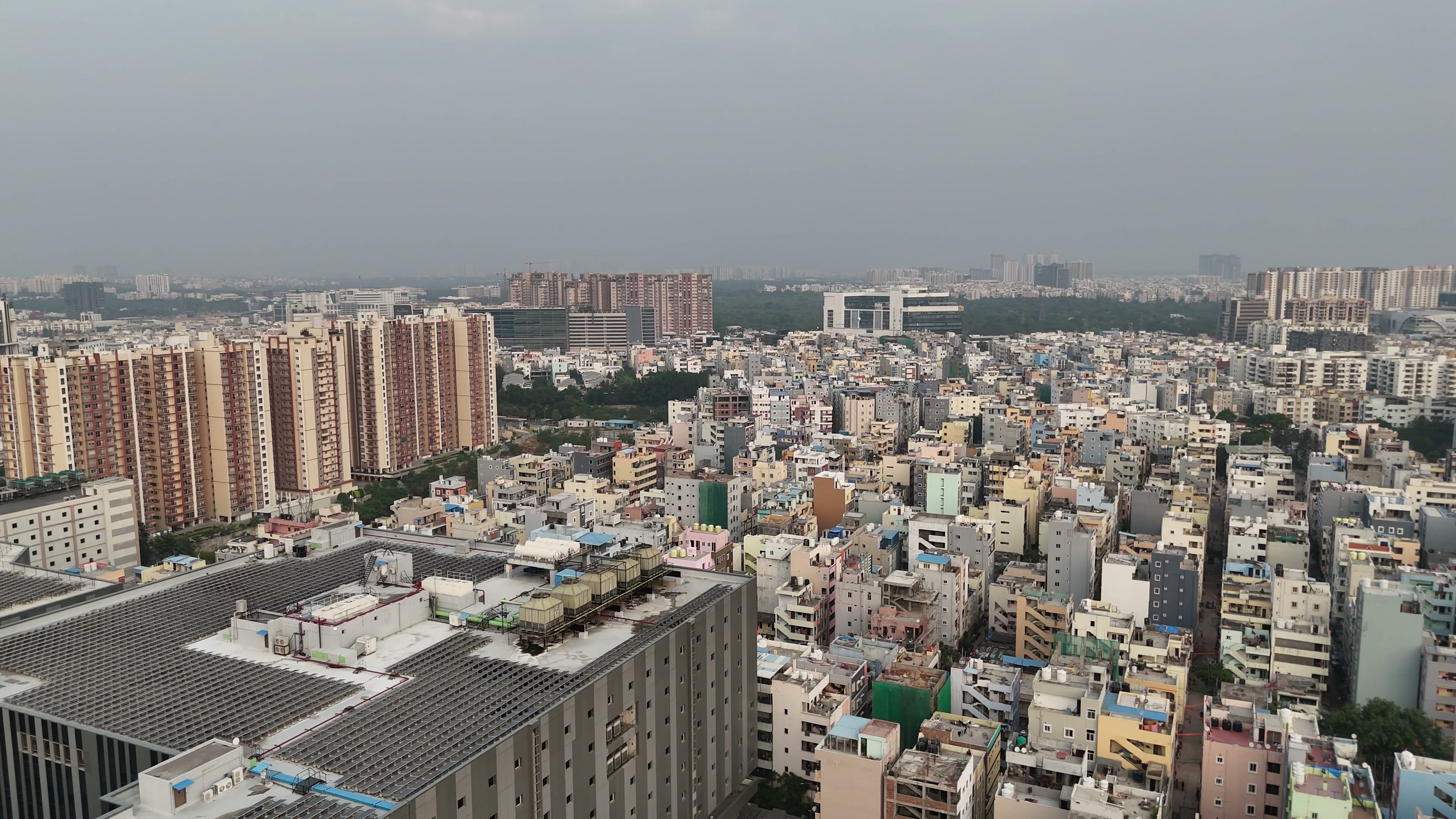 Hyderabad drone footage