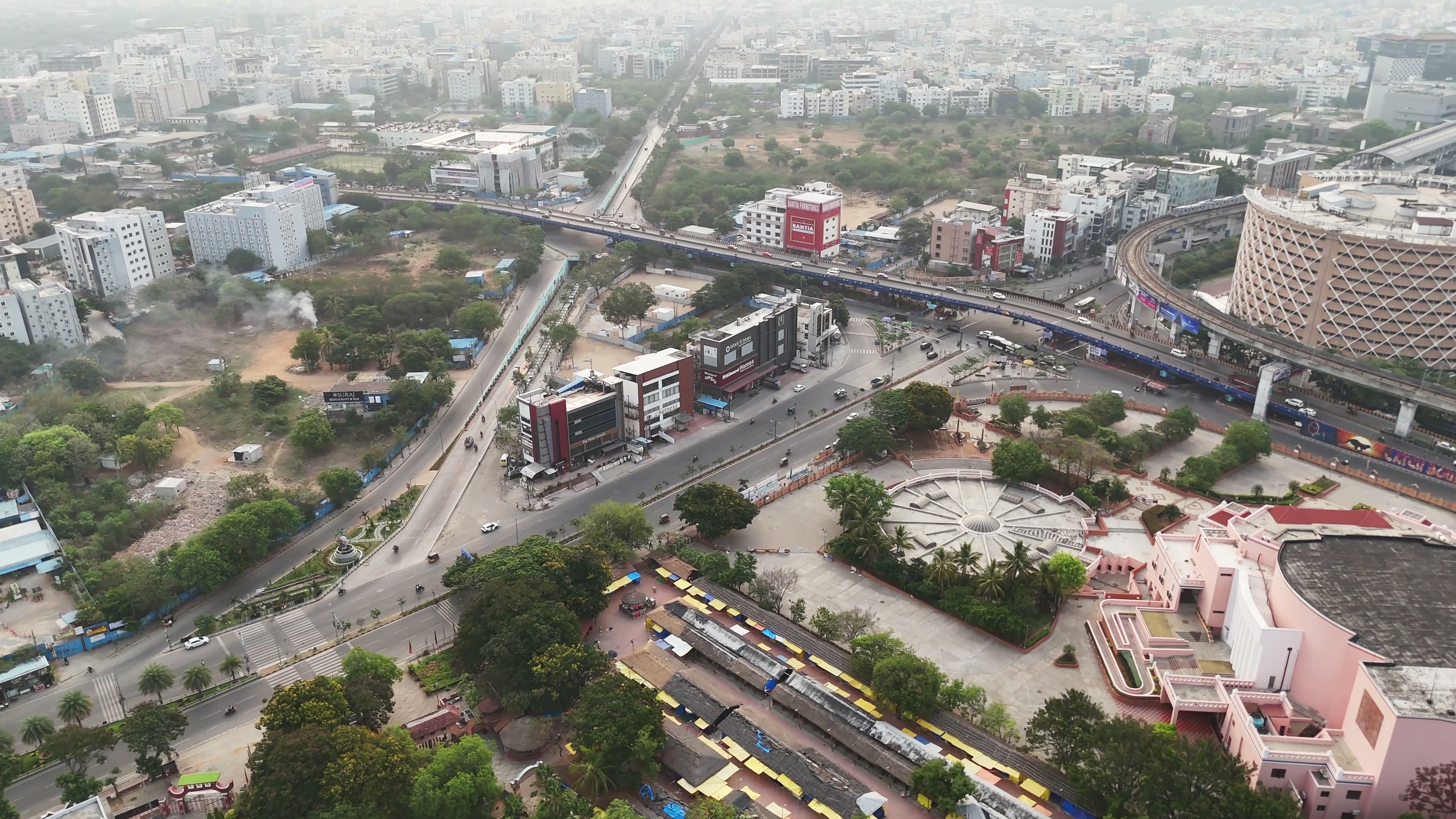 Hyderabad drone clip 013