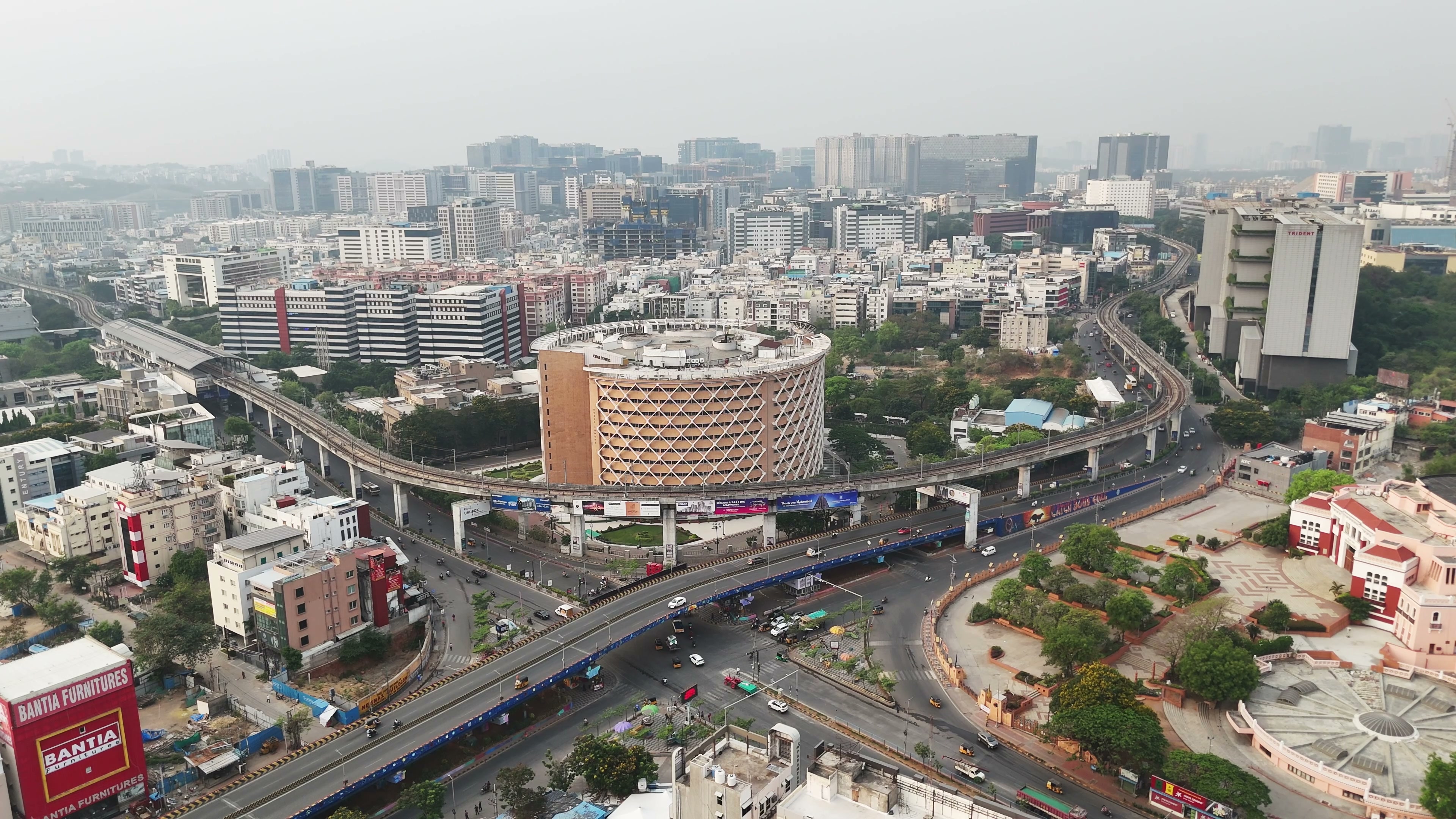 Hyderabad drone clip 019