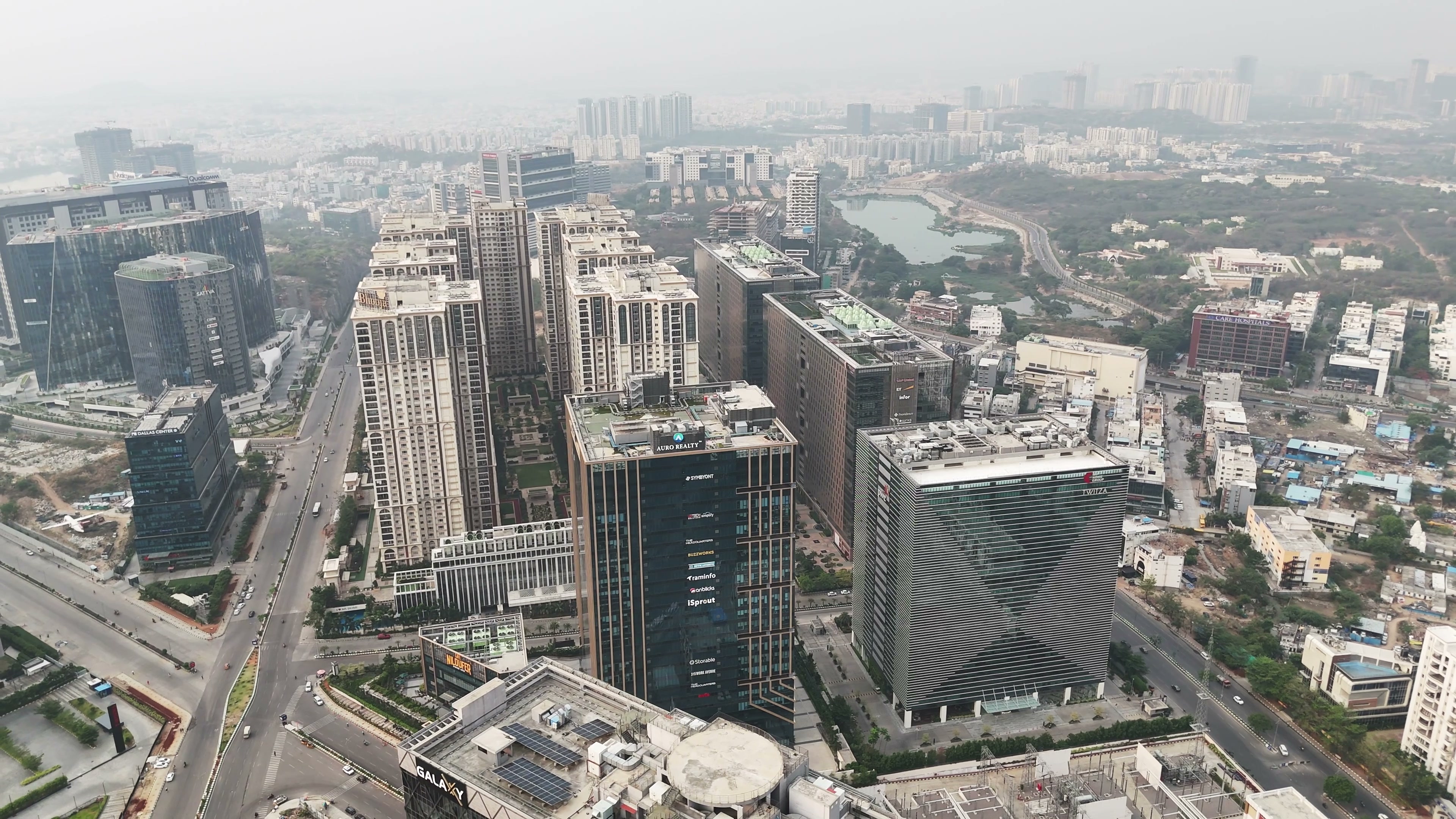 Hyderabad drone clip 063