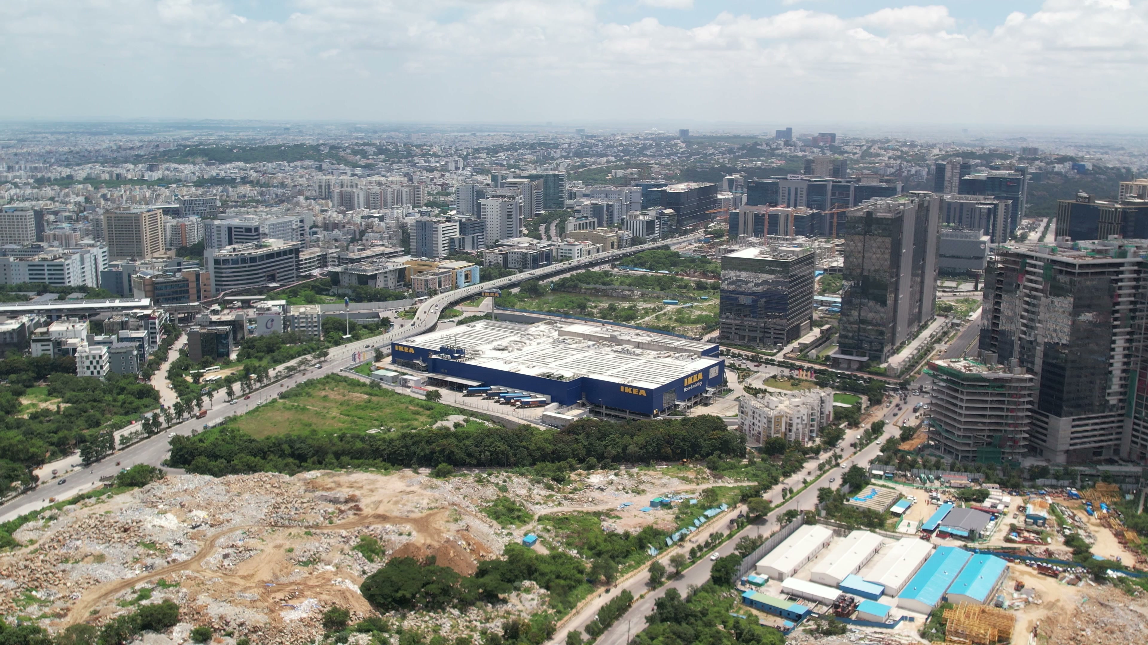 Hyderabad drone clip 070