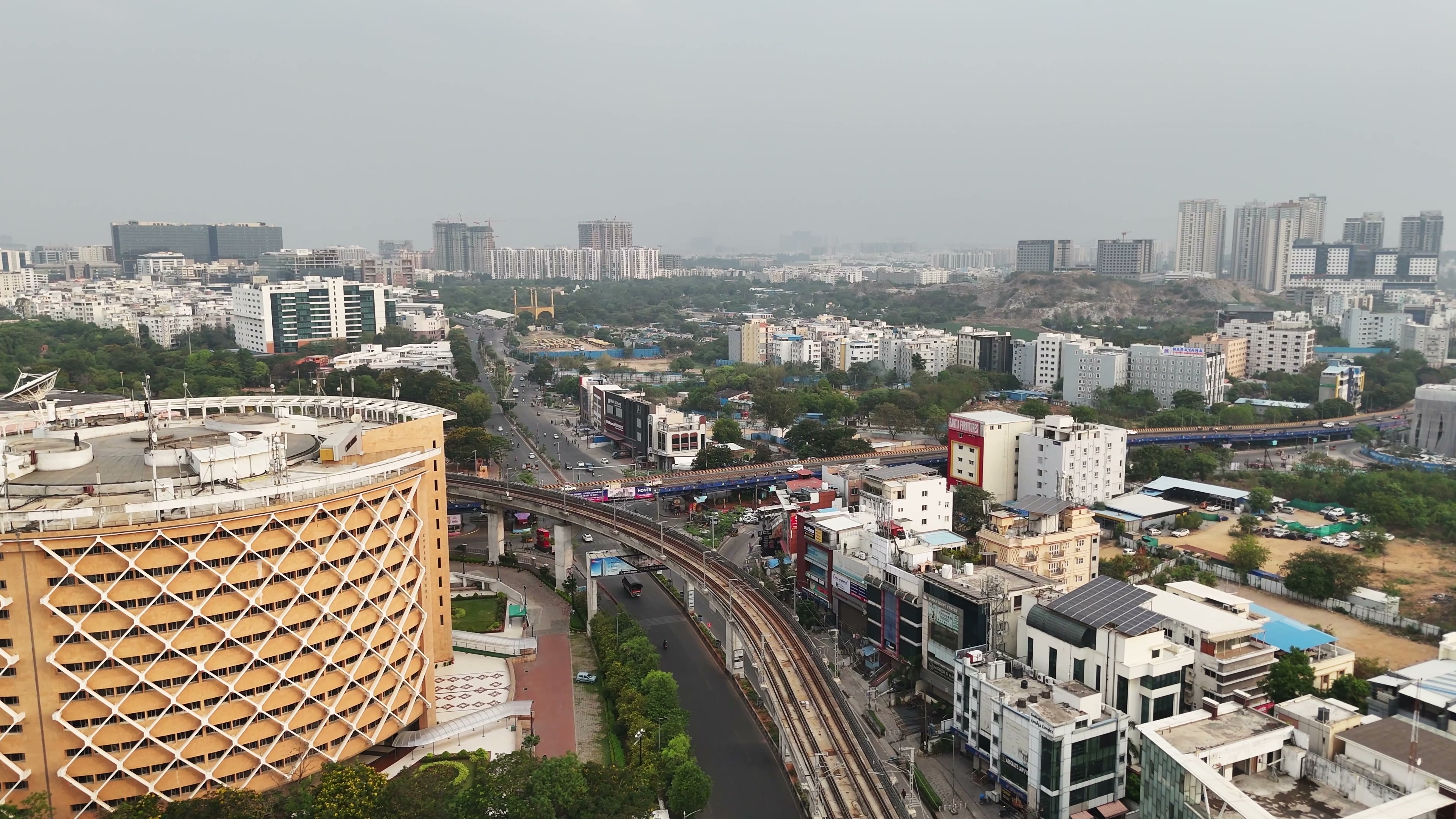 Hyderabad drone clip 071